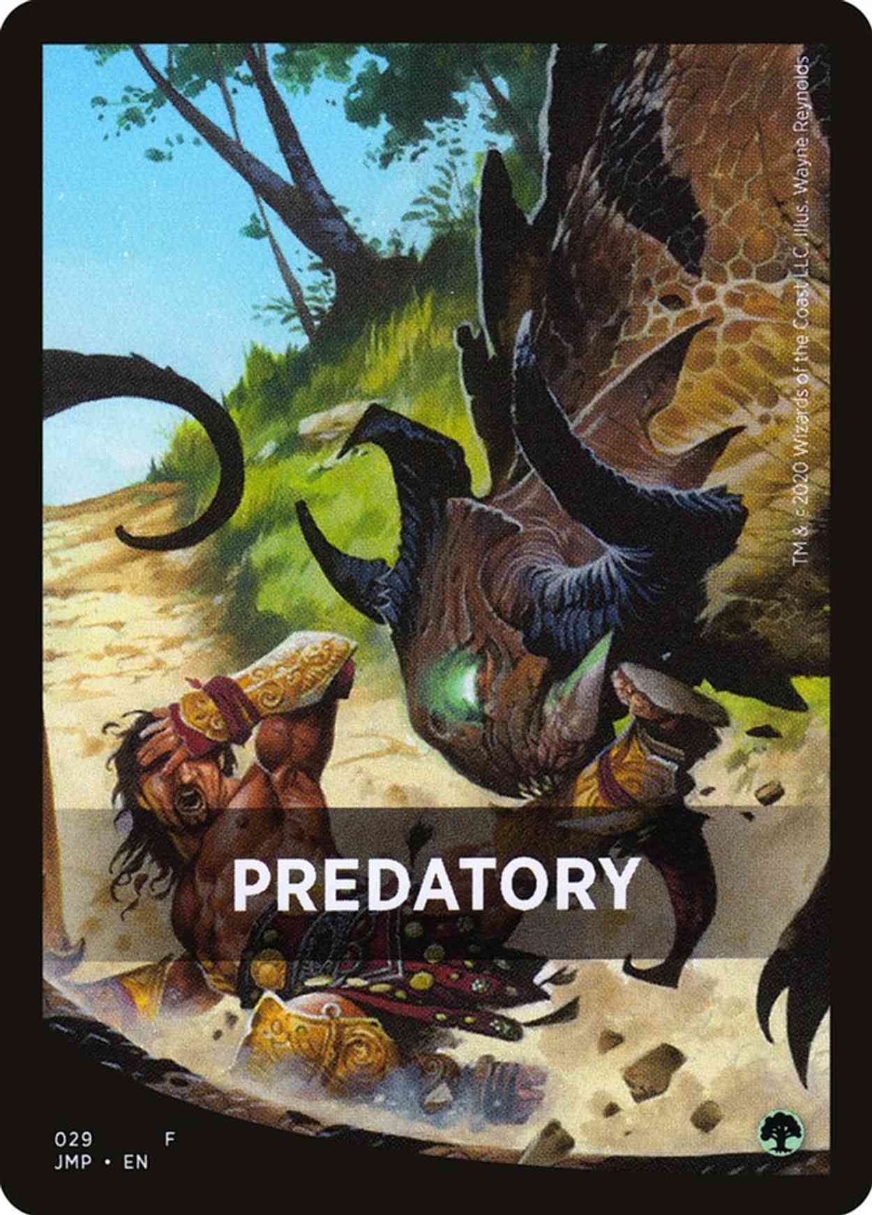 Predatory Theme Card magic card front