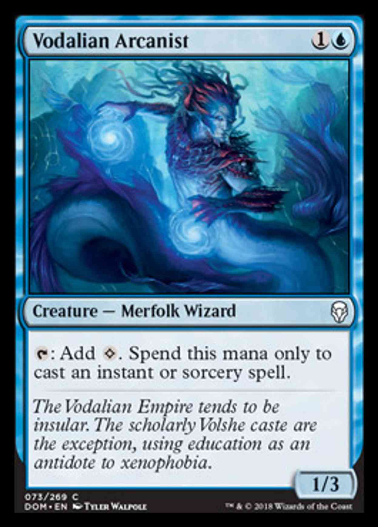 Vodalian Arcanist magic card front
