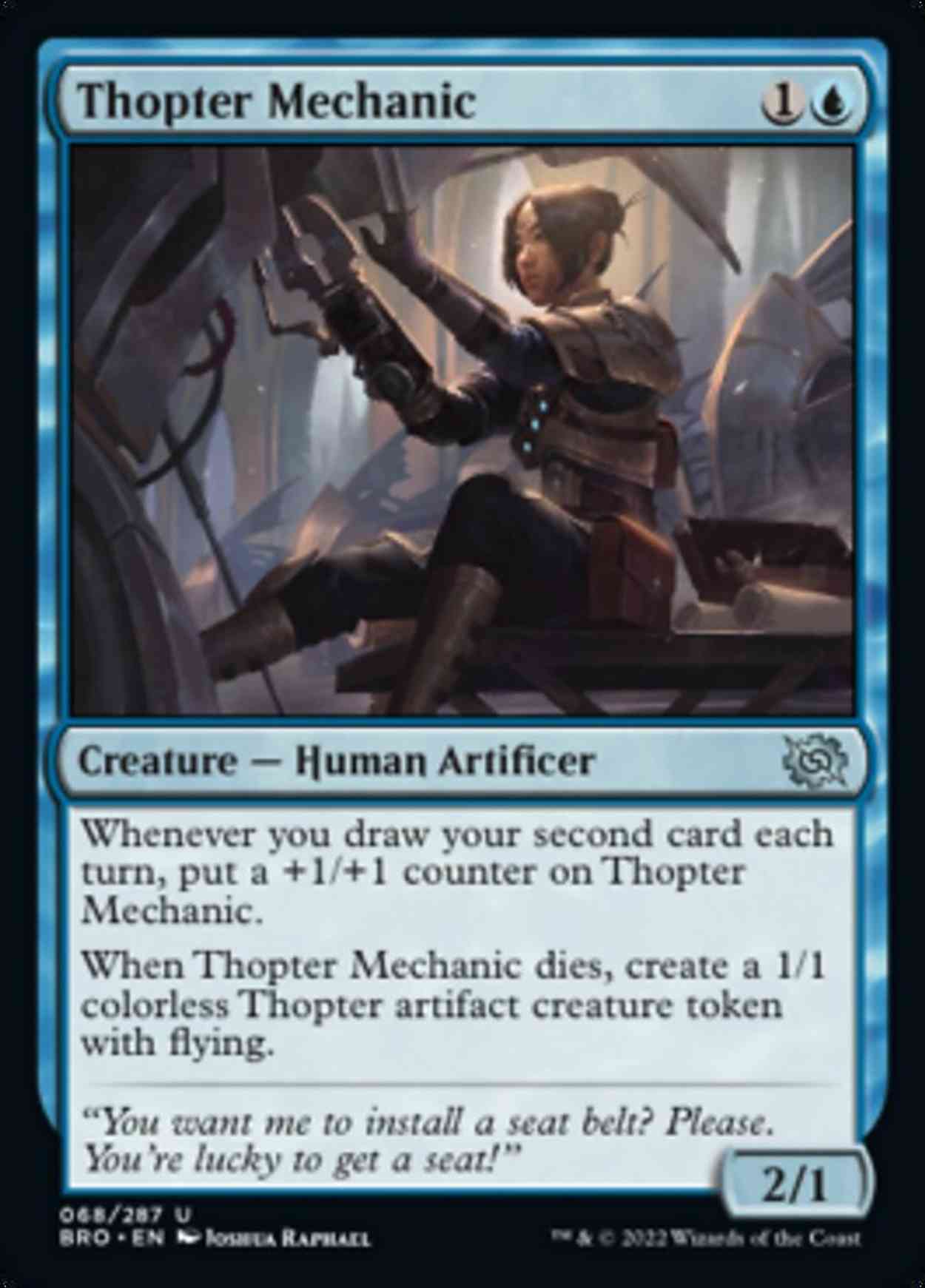 Thopter Mechanic magic card front