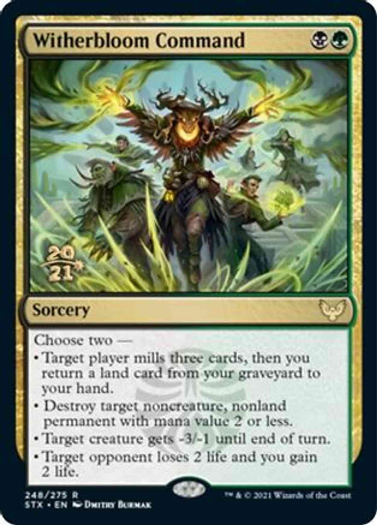 Witherbloom Command magic card front