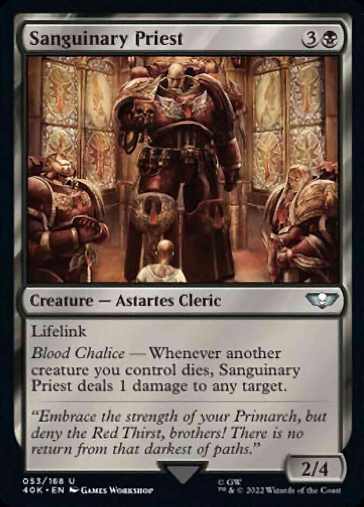 Sanguinary Priest magic card front