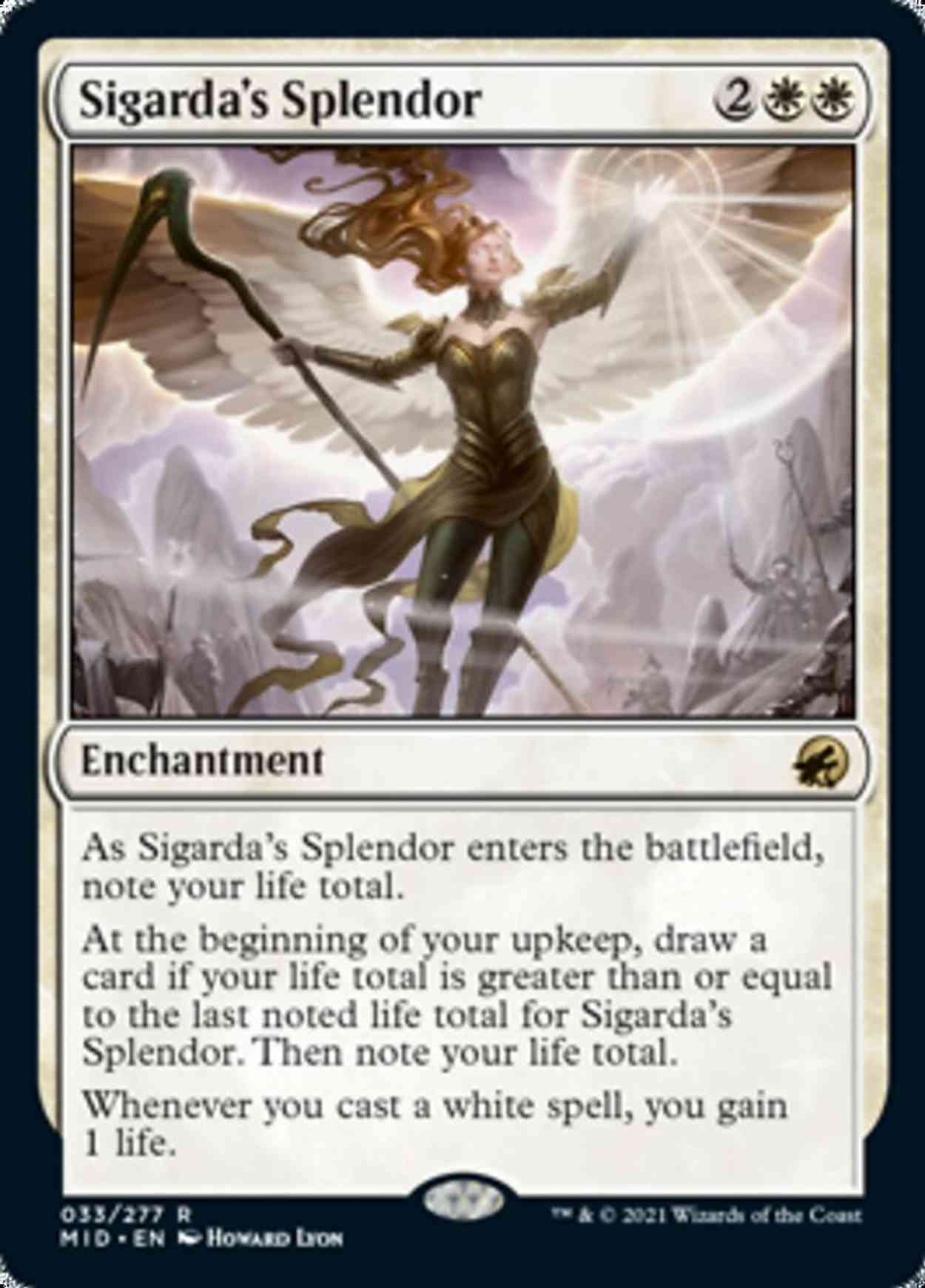 Sigarda's Splendor magic card front