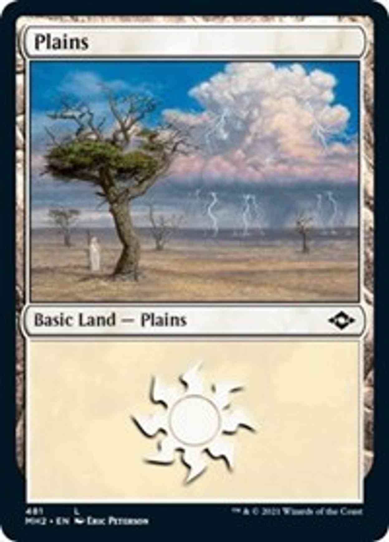 Plains (481) (Foil Etched) magic card front