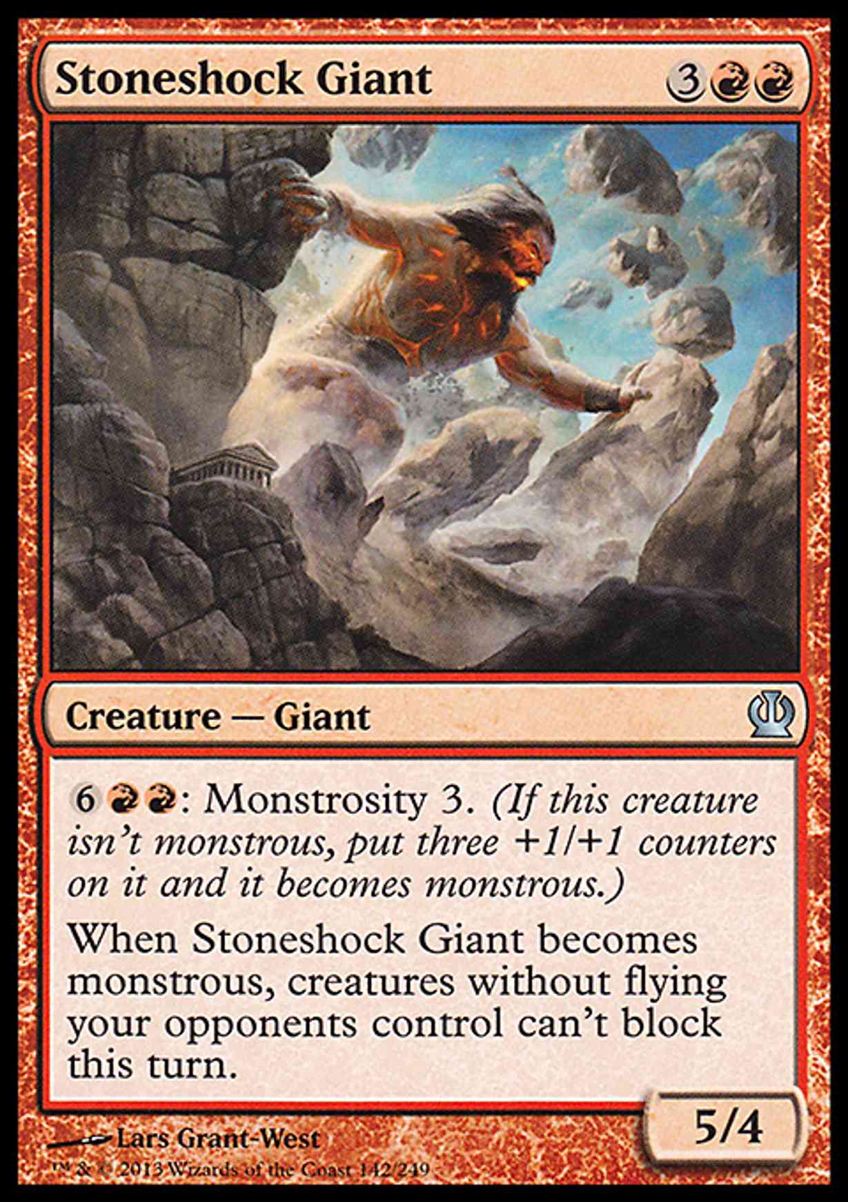 Stoneshock Giant magic card front