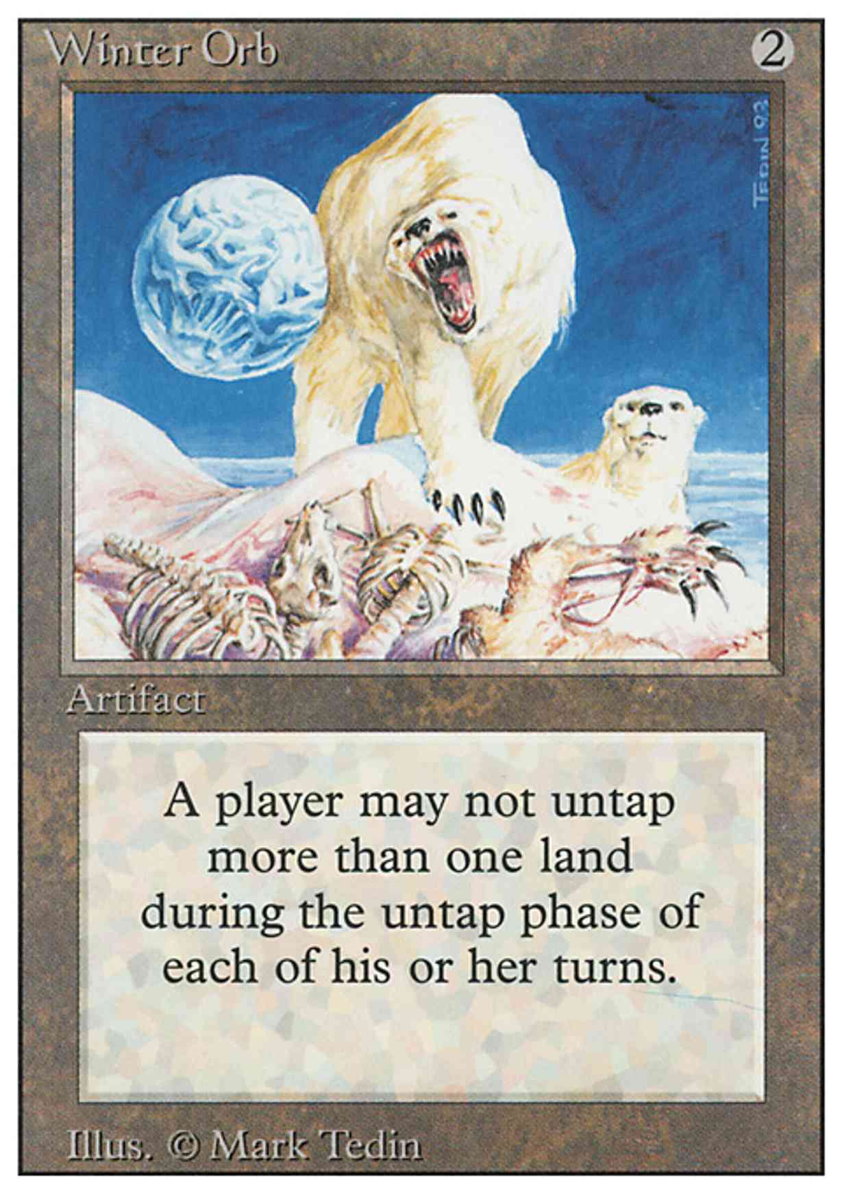 Winter Orb magic card front