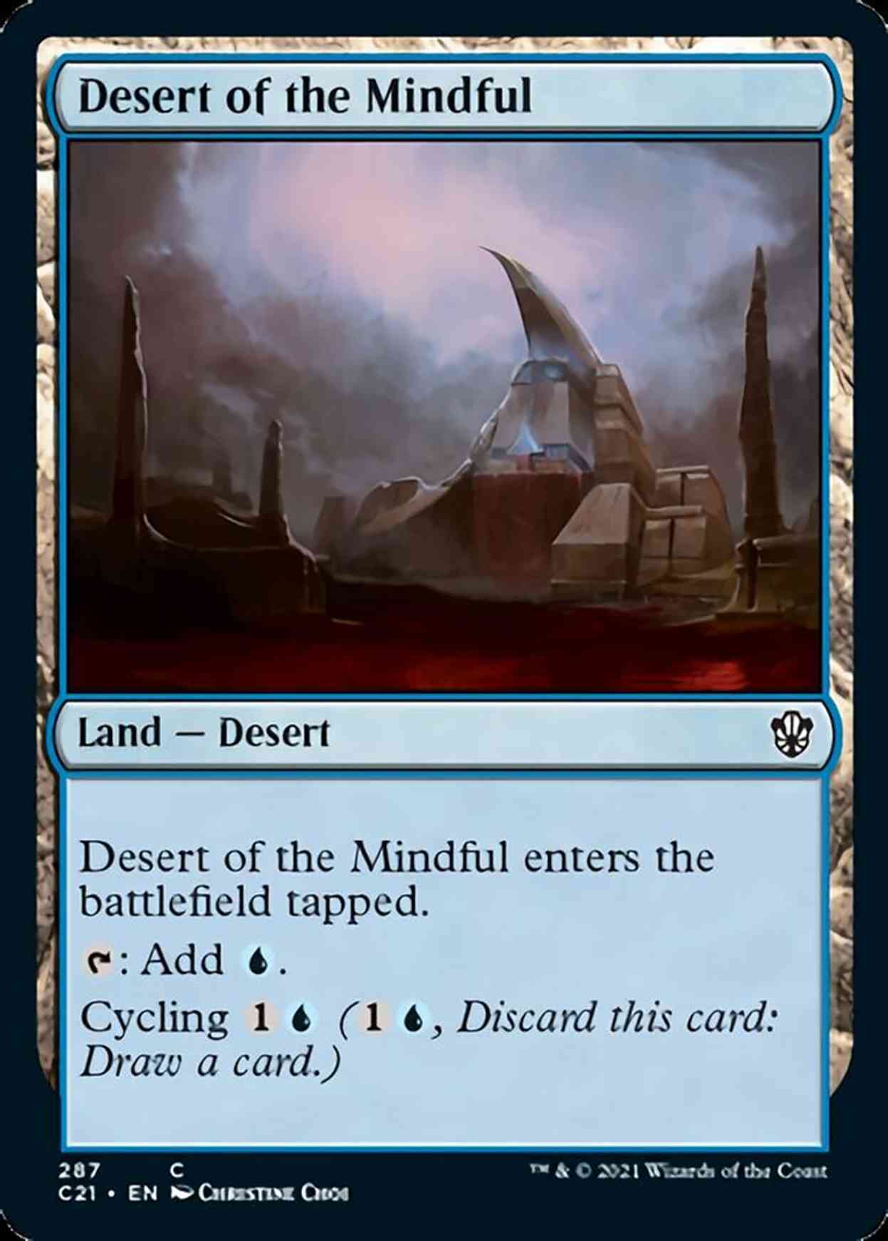 Desert of the Mindful magic card front