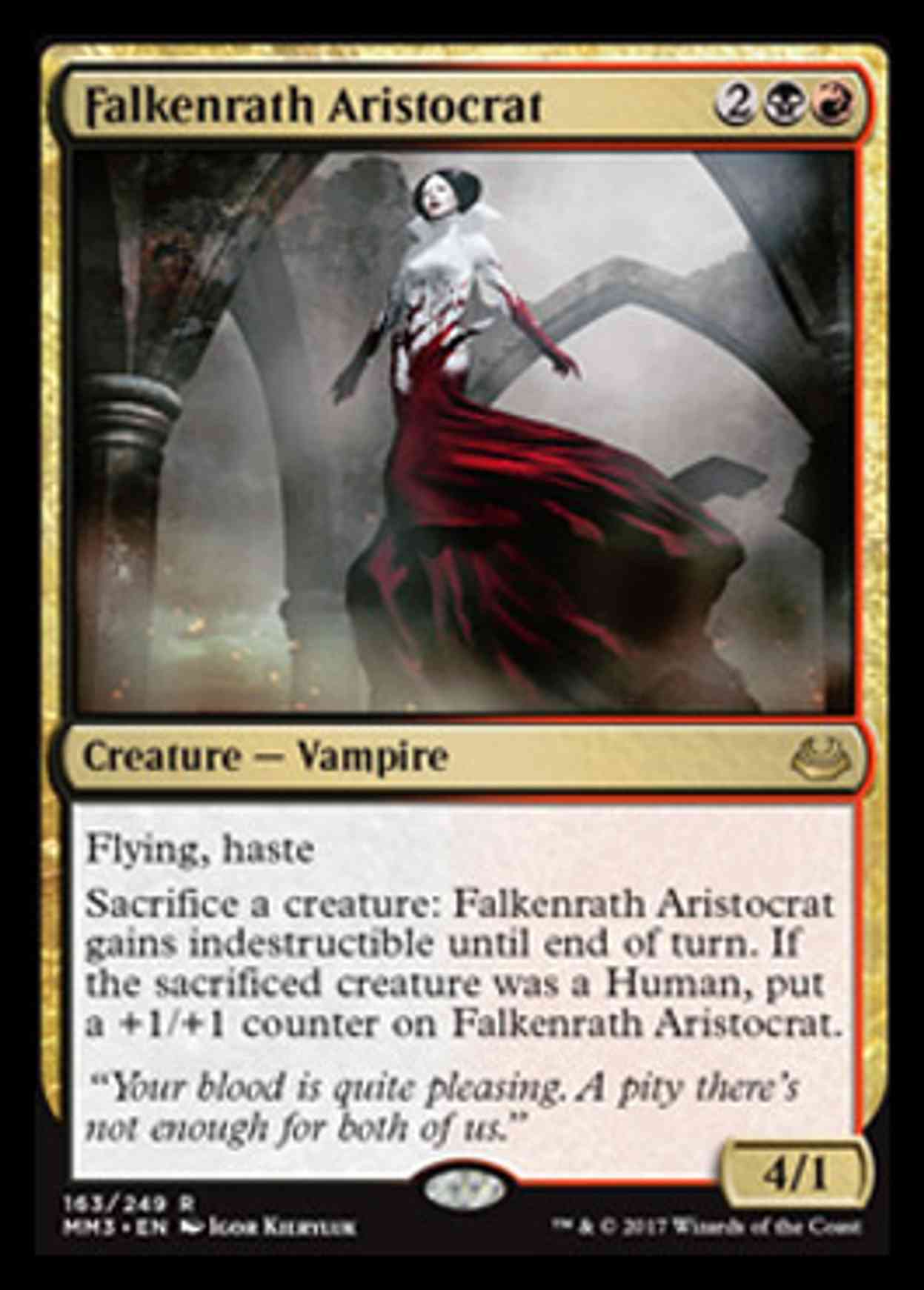Falkenrath Aristocrat magic card front