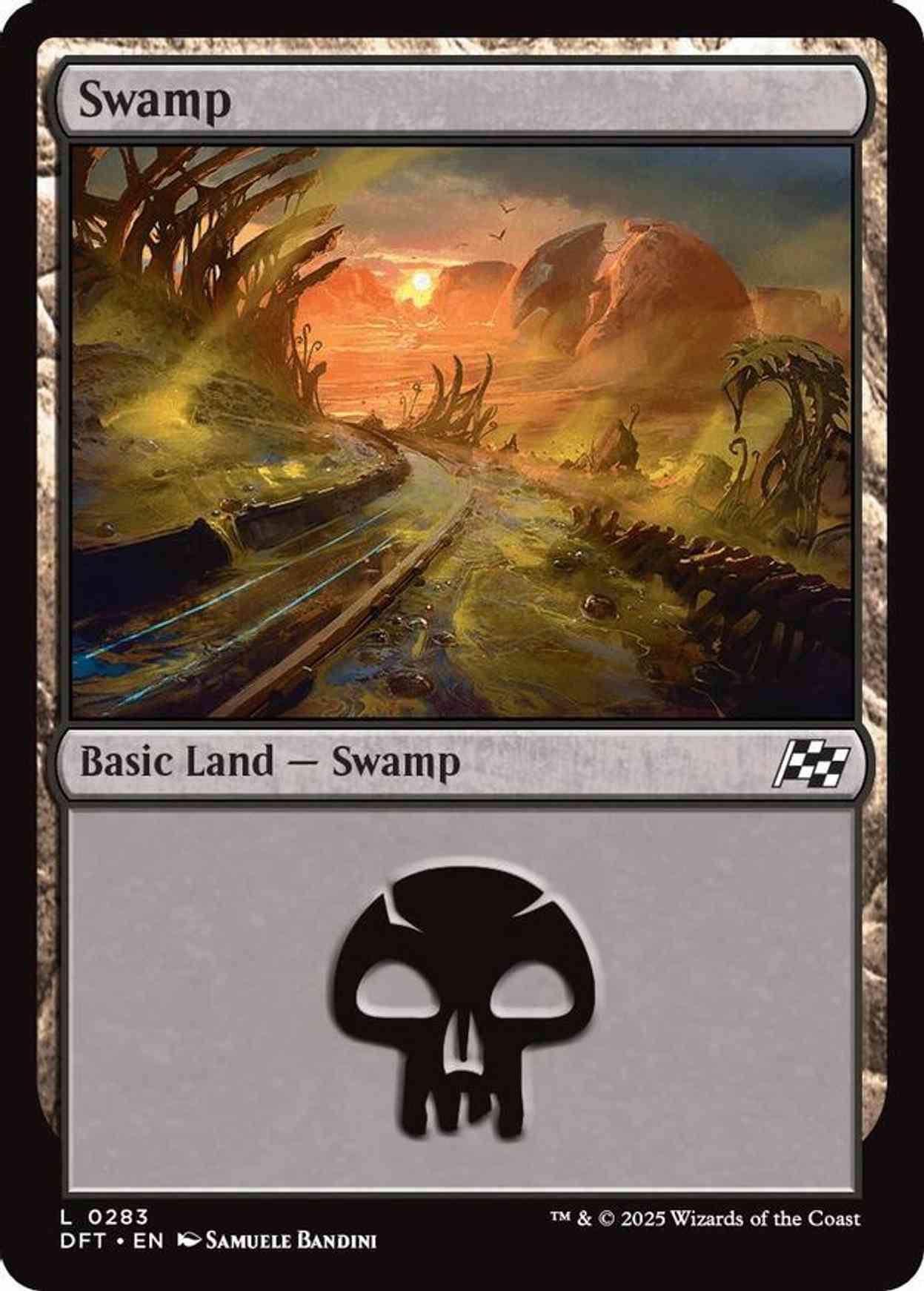 Swamp (0283) magic card front