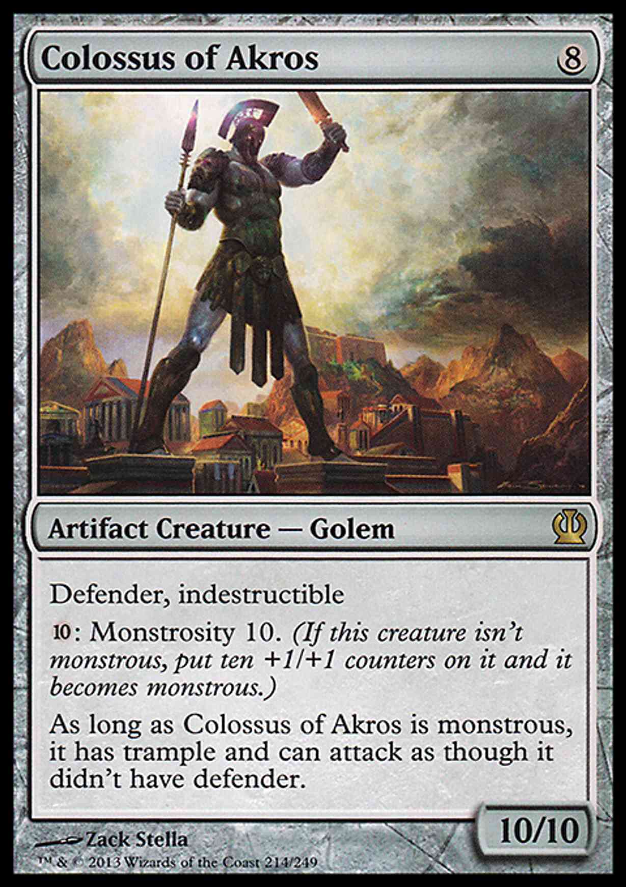 Colossus of Akros magic card front