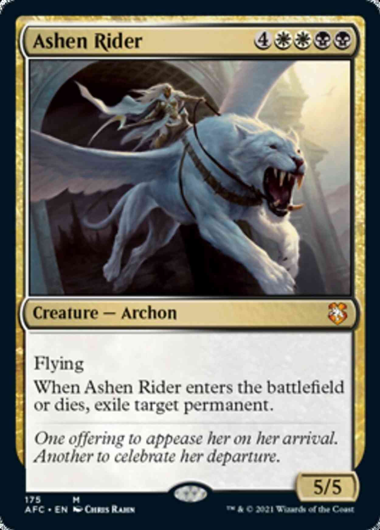 Ashen Rider magic card front
