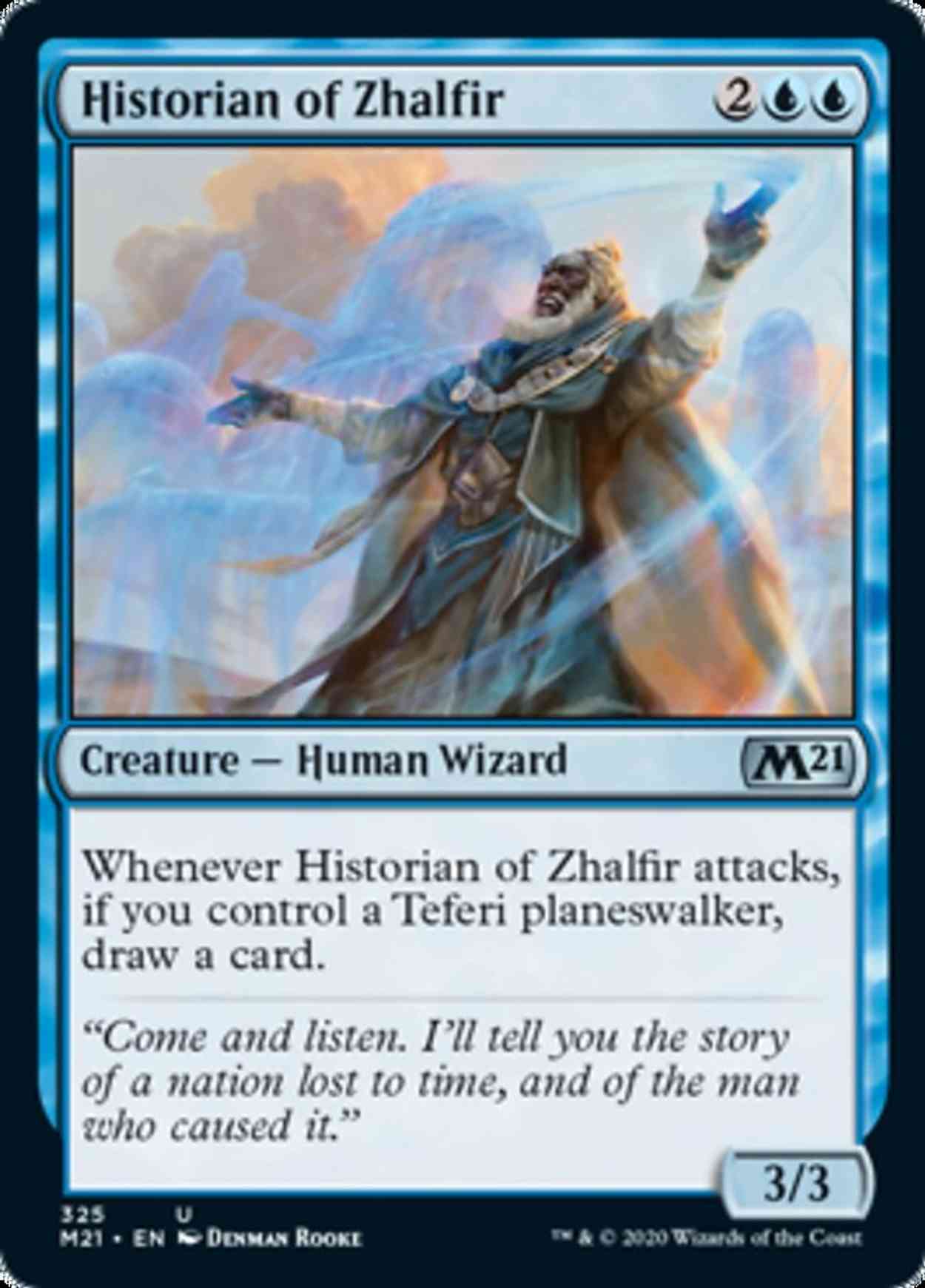 Historian of Zhalfir magic card front