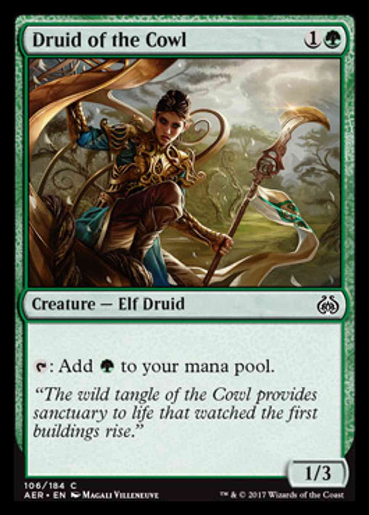 Druid of the Cowl magic card front