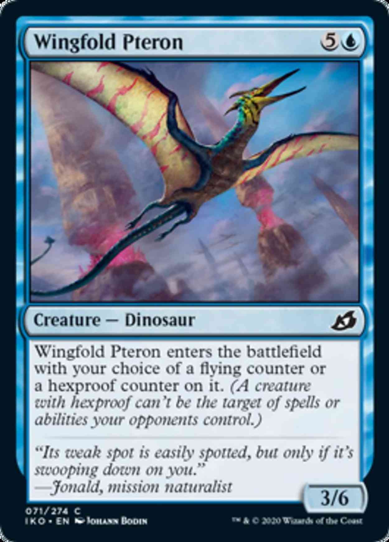 Wingfold Pteron magic card front