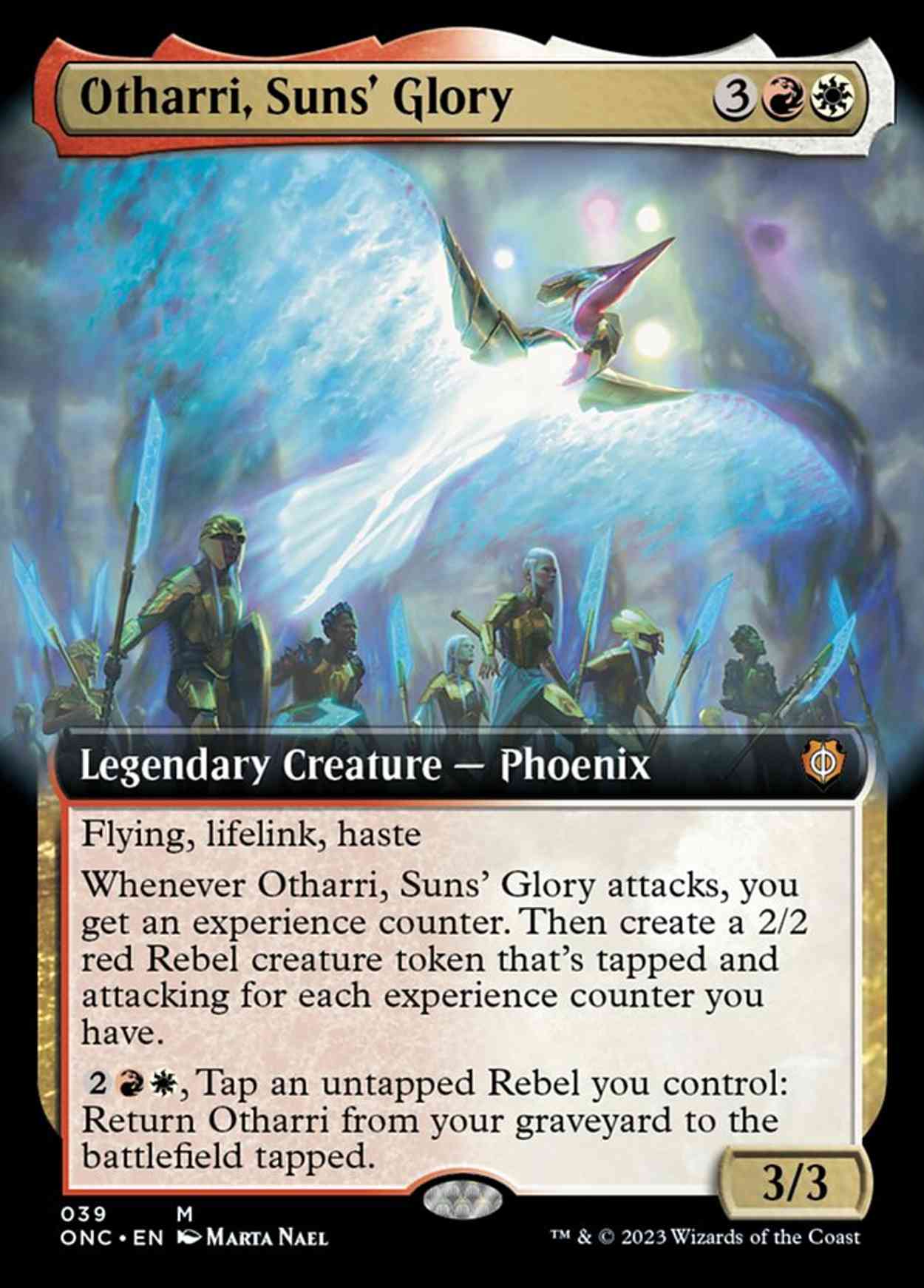 Otharri, Suns' Glory (Extended Art) magic card front
