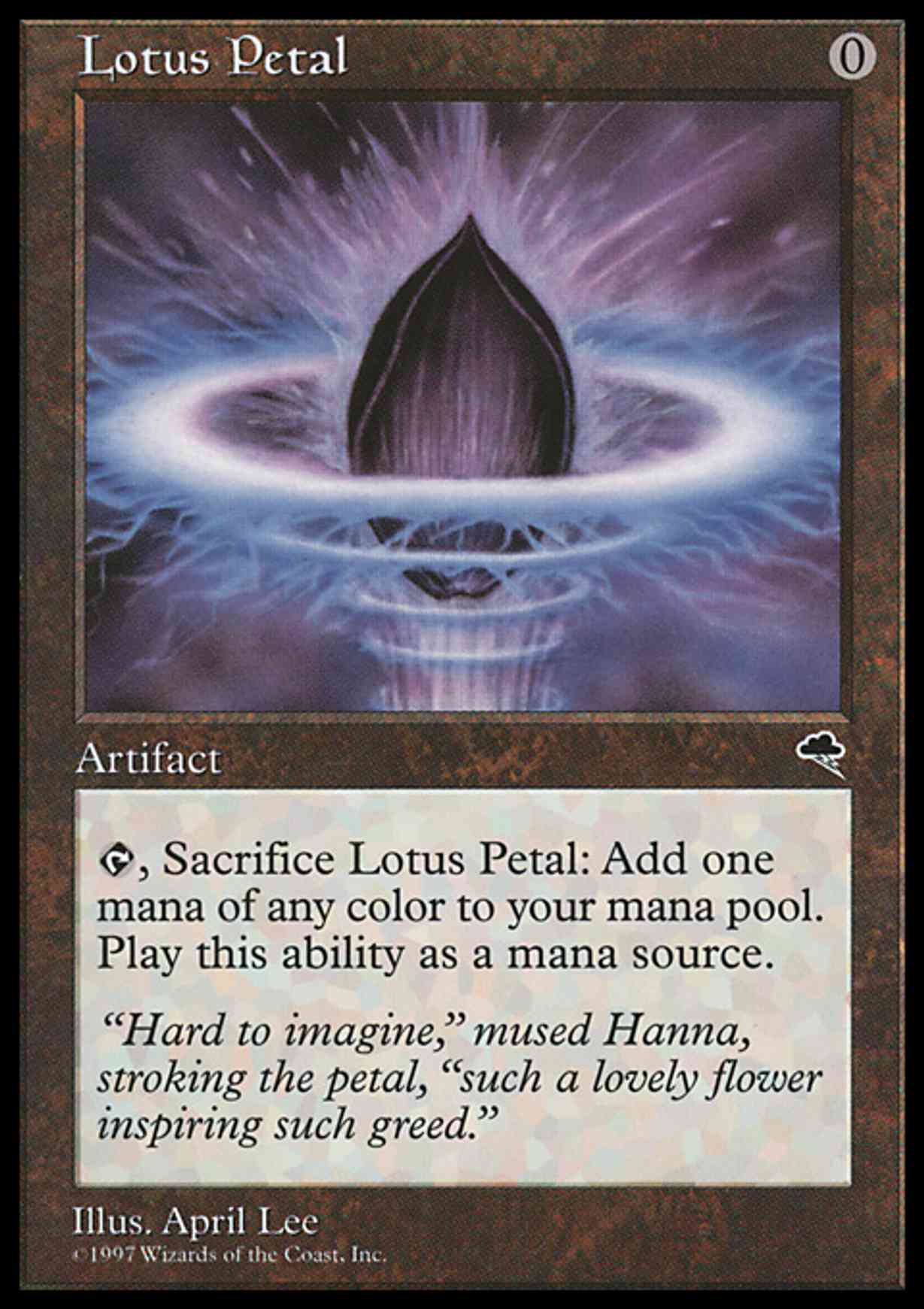 Lotus Petal magic card front