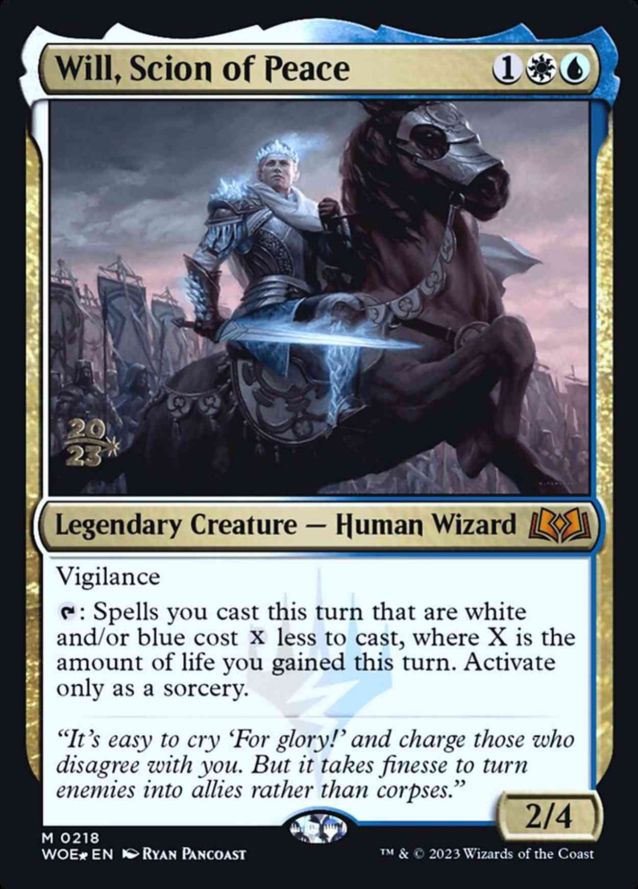 Will, Scion of Peace magic card front