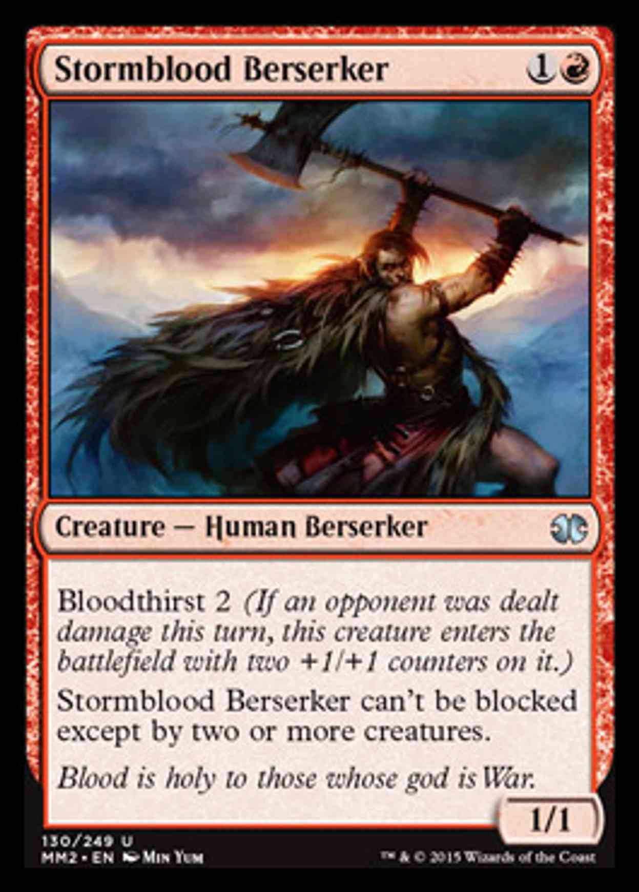 Stormblood Berserker magic card front