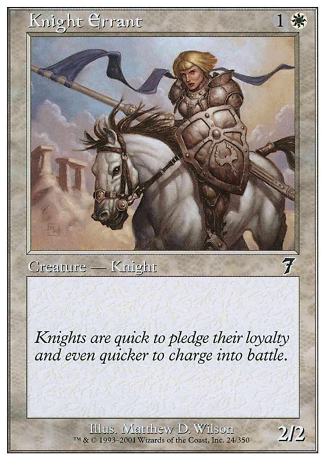 Knight Errant magic card front
