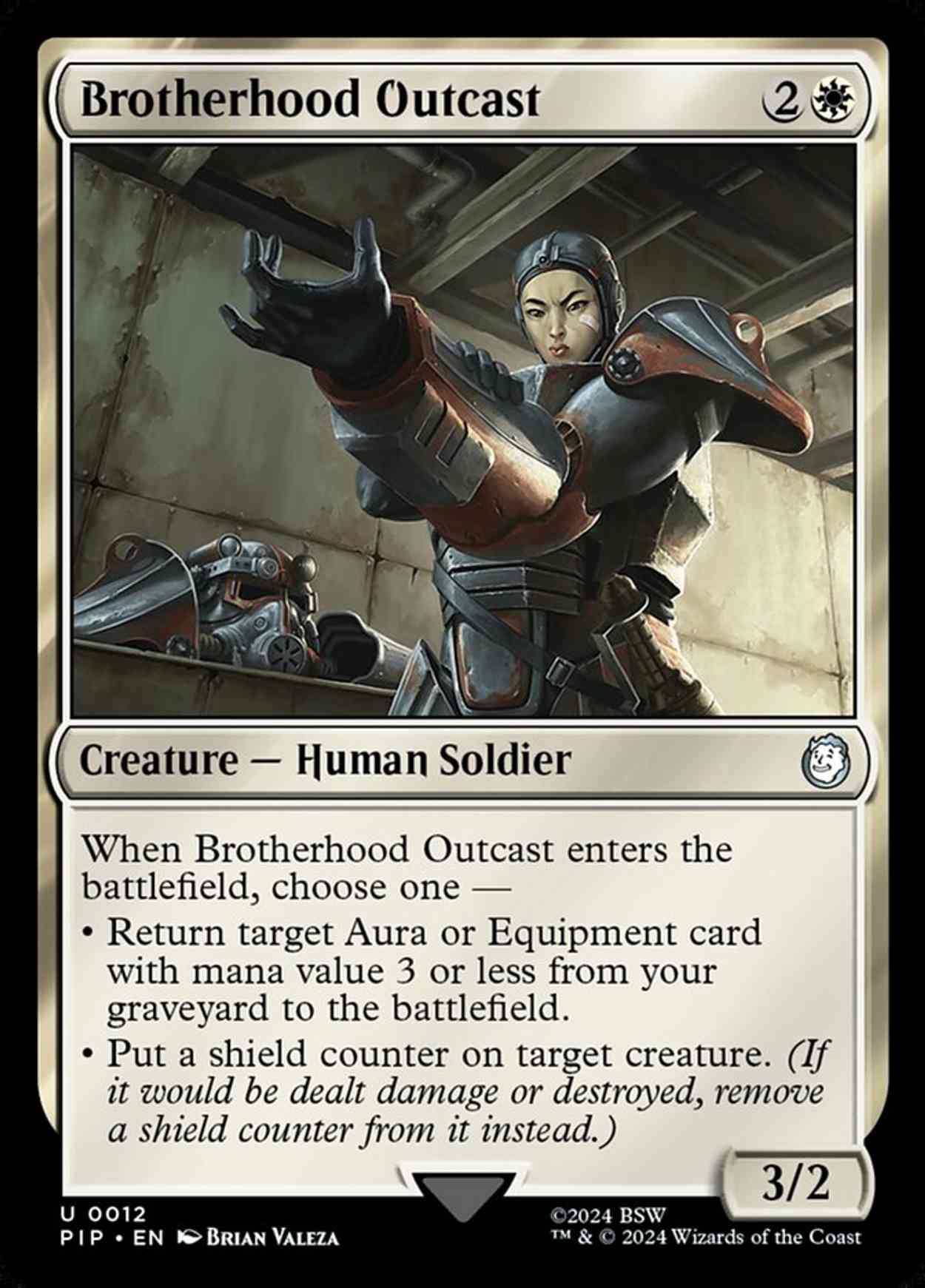 Brotherhood Outcast magic card front