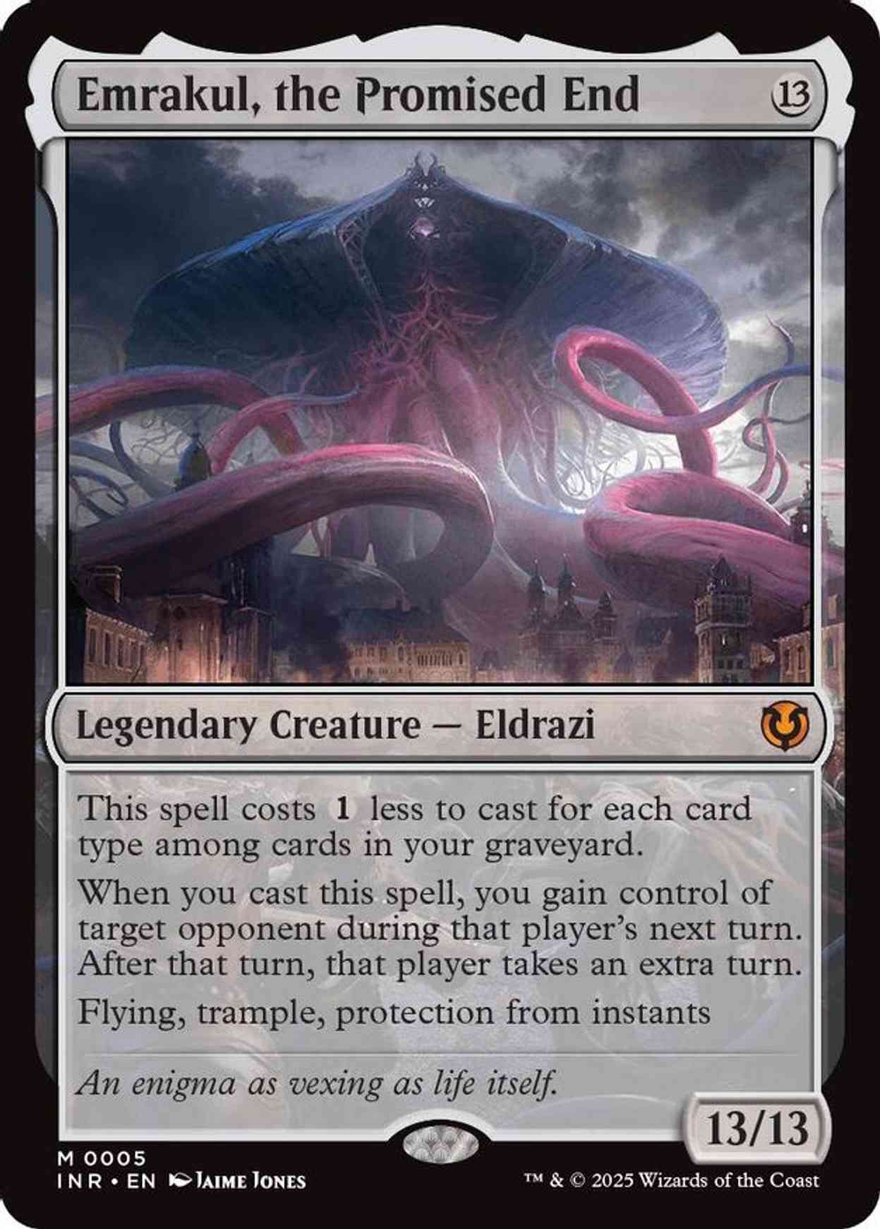 Emrakul, the Promised End magic card front