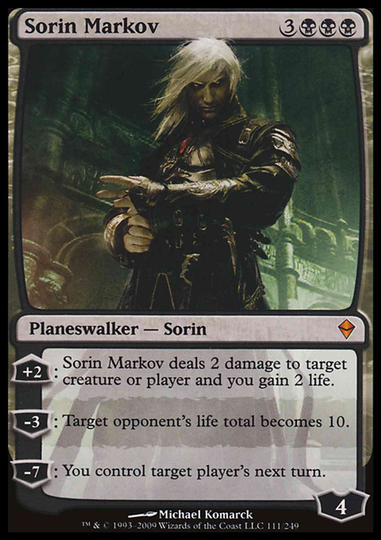 Sorin Markov magic card front