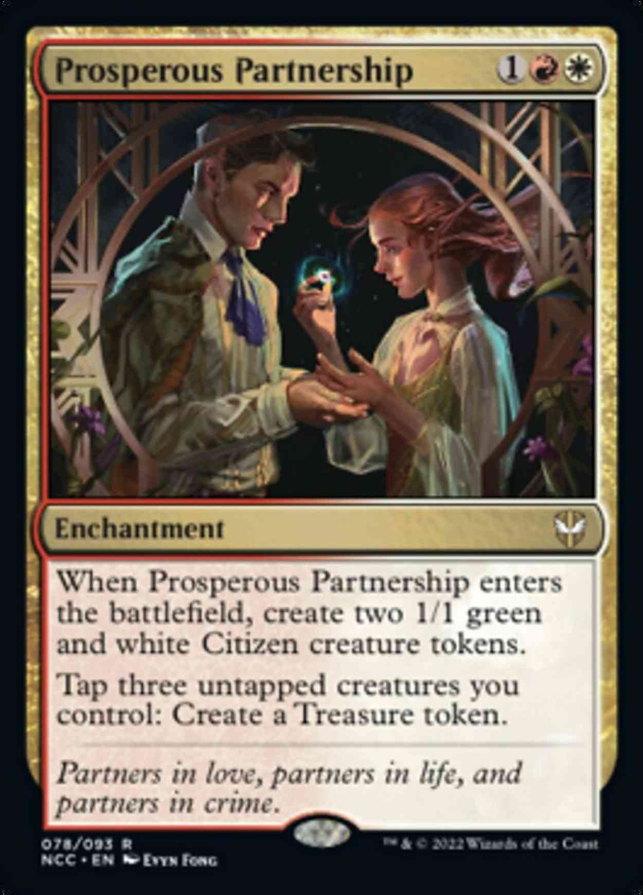 Prosperous Partnership magic card front