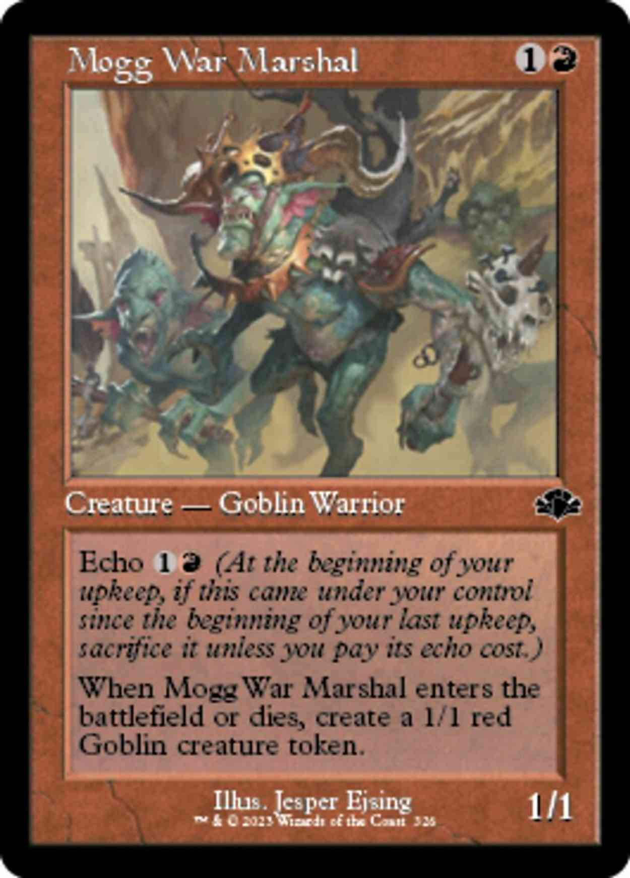 Mogg War Marshal (Retro Frame) magic card front
