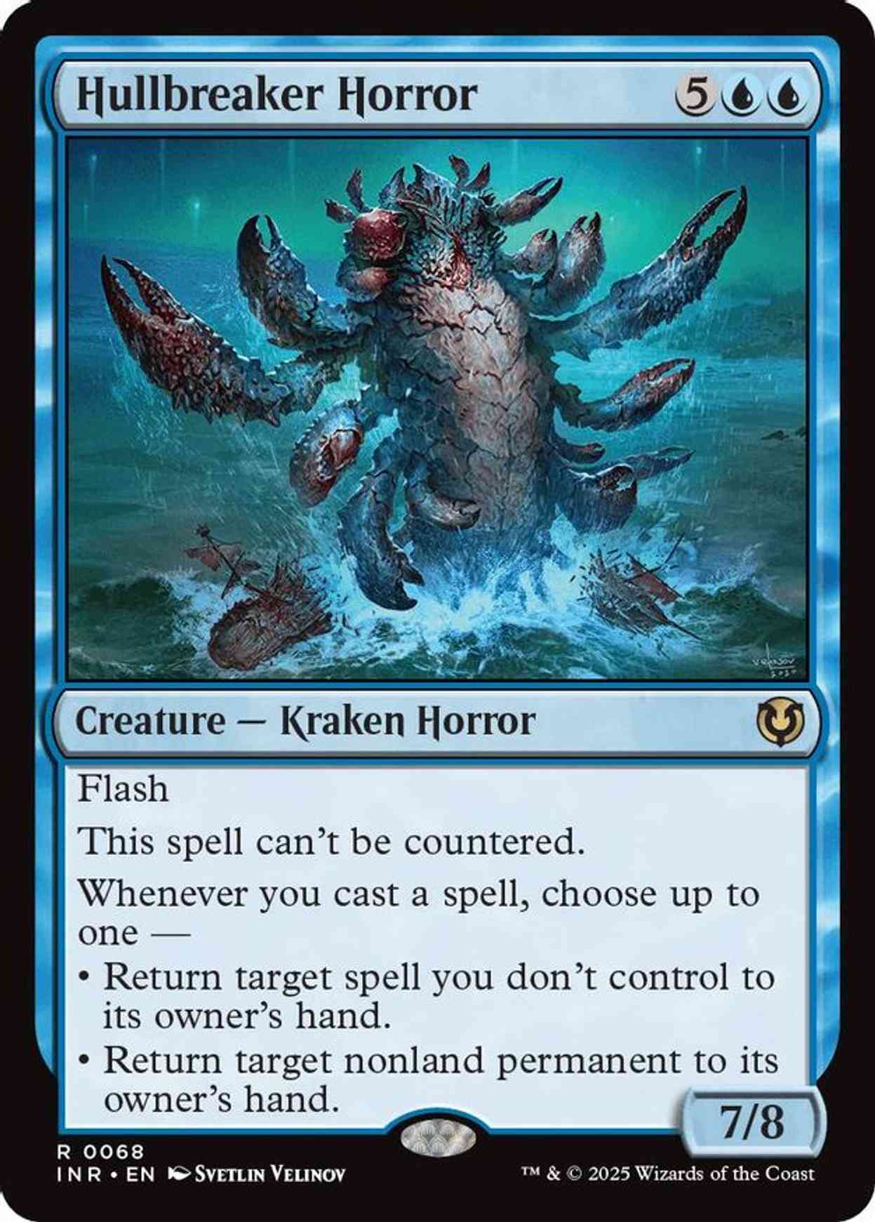 Hullbreaker Horror magic card front