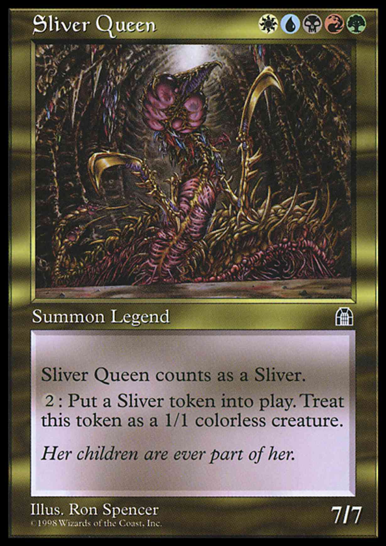 Sliver Queen magic card front