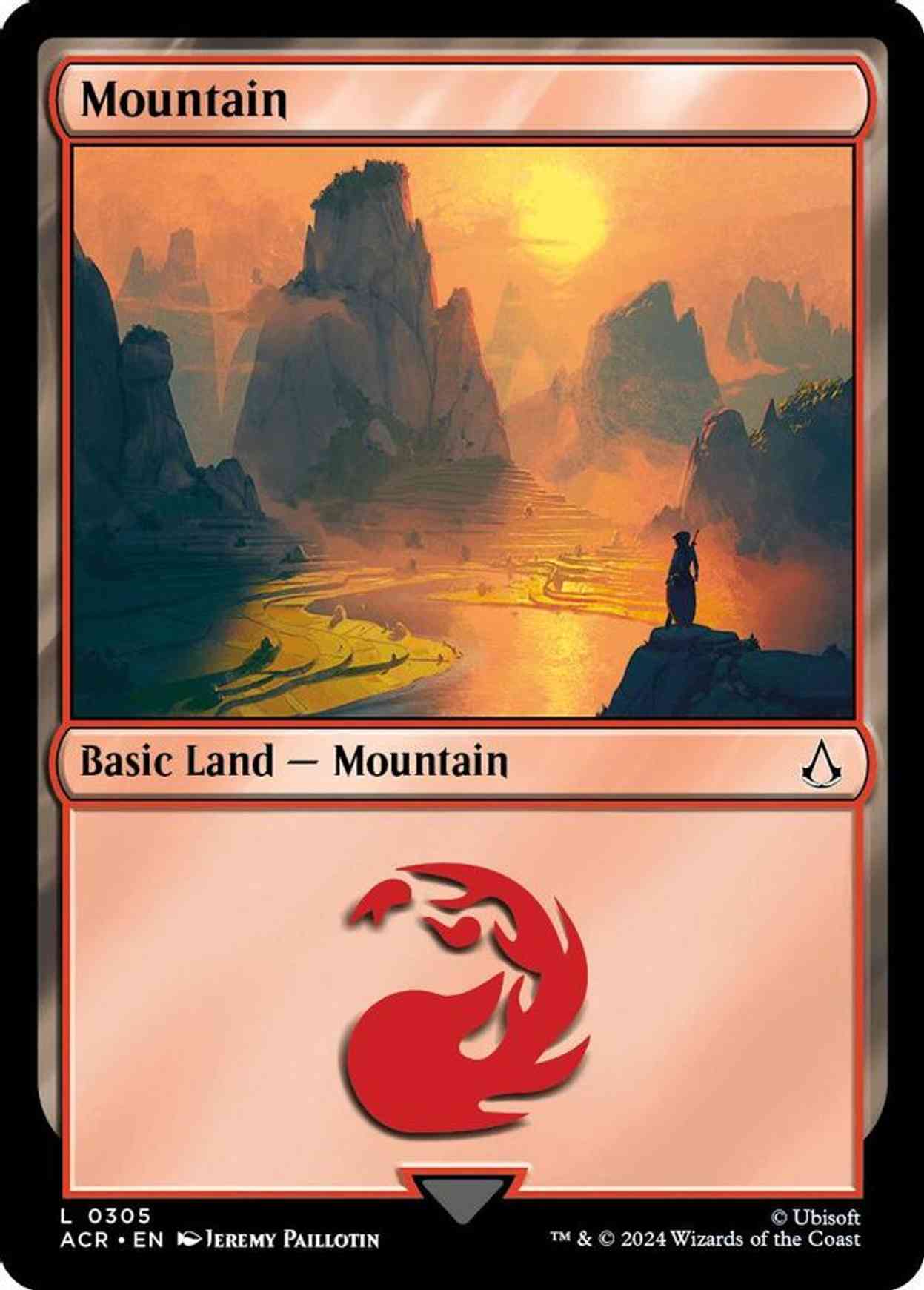 Mountain (0305) magic card front