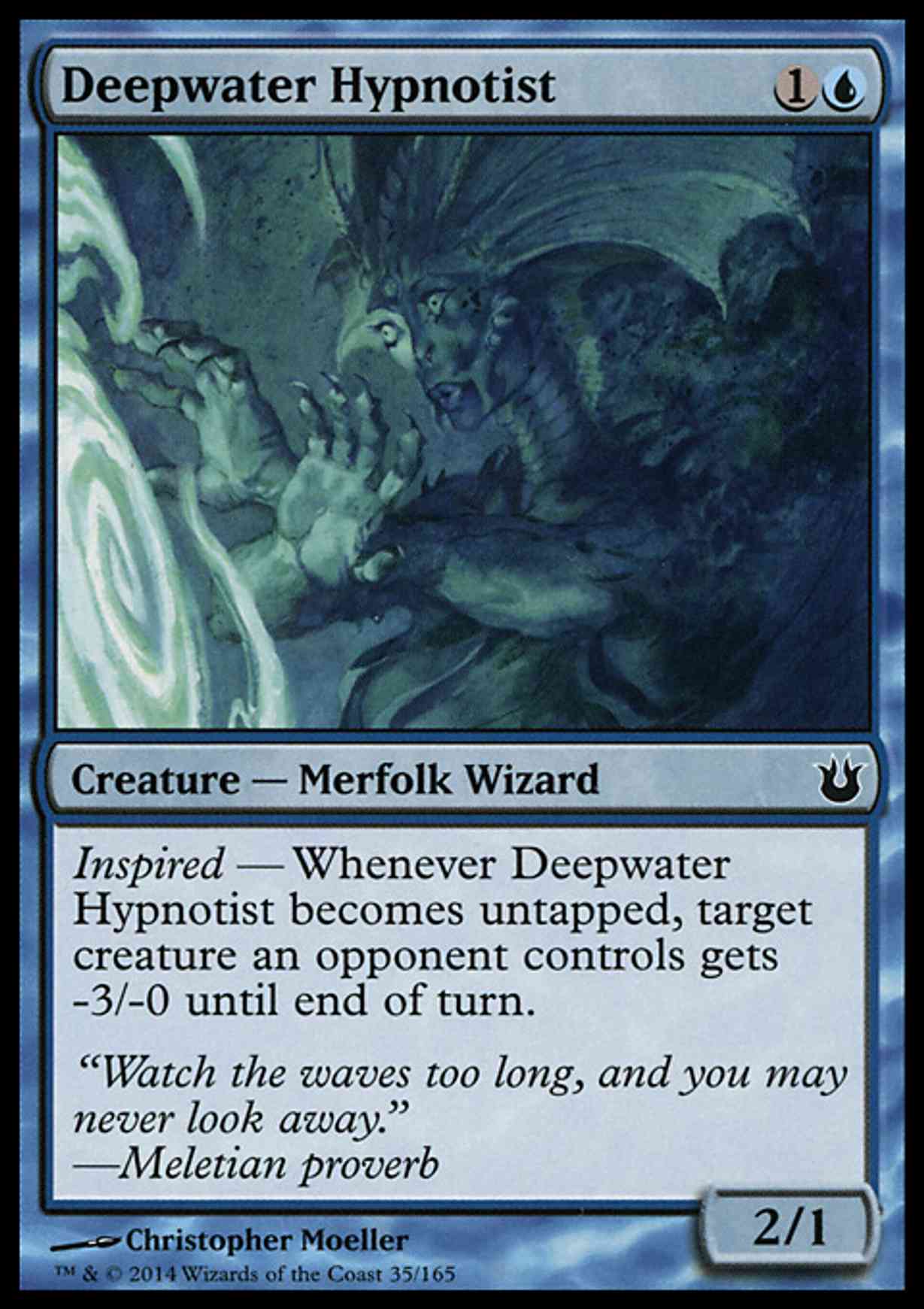 Deepwater Hypnotist magic card front