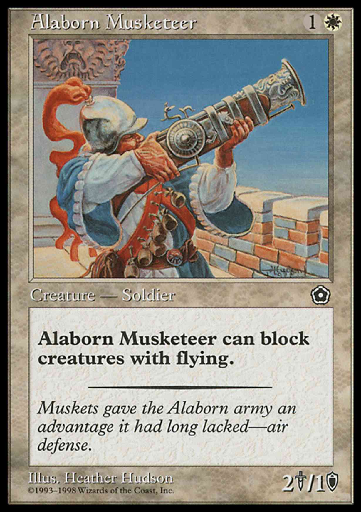 Alaborn Musketeer magic card front
