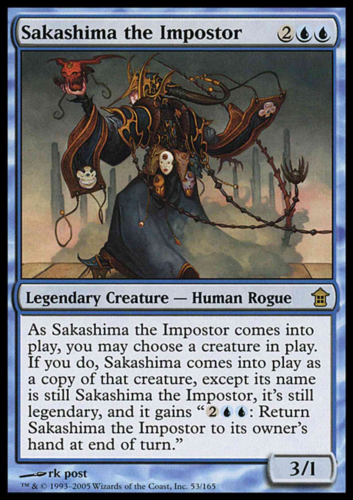 Sakashima the Impostor magic card front