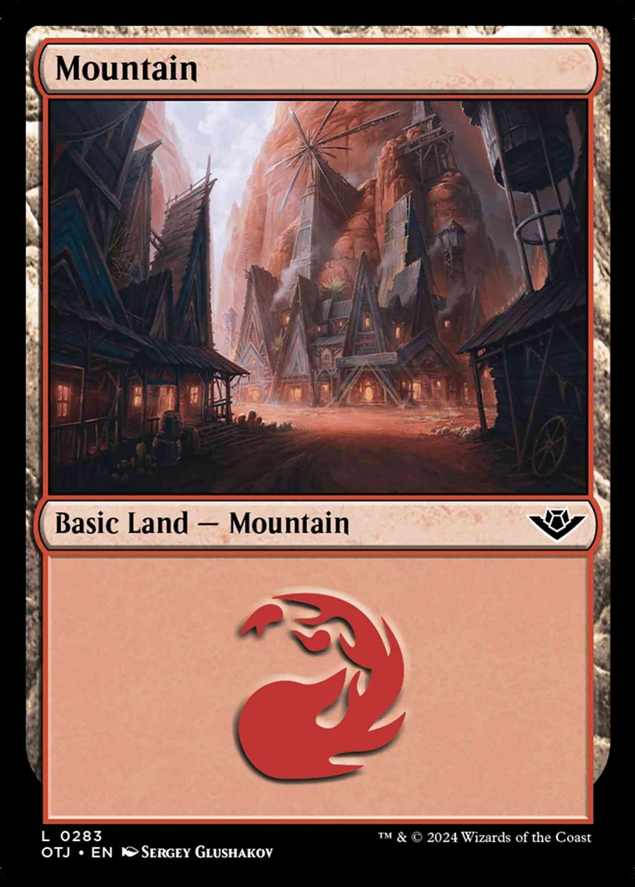 Mountain (0283) magic card front