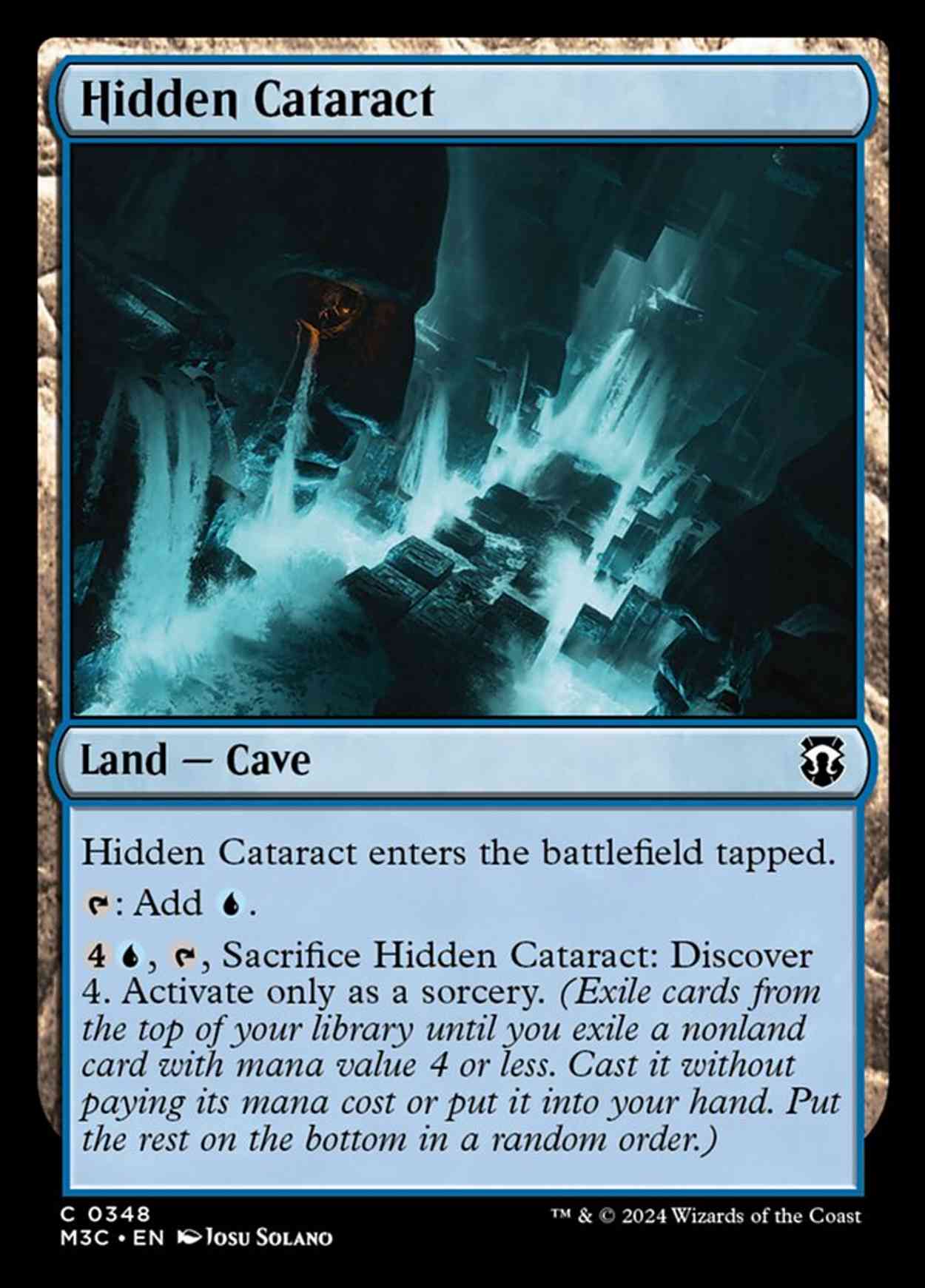 Hidden Cataract magic card front