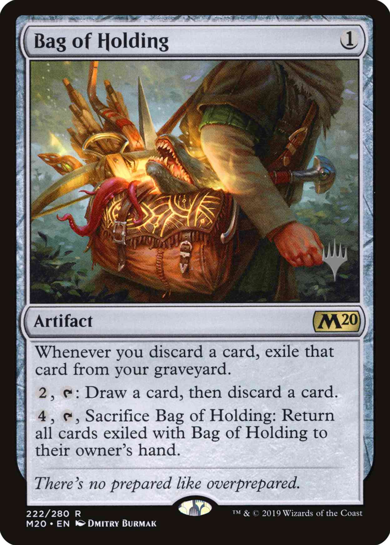 Bag of Holding magic card front
