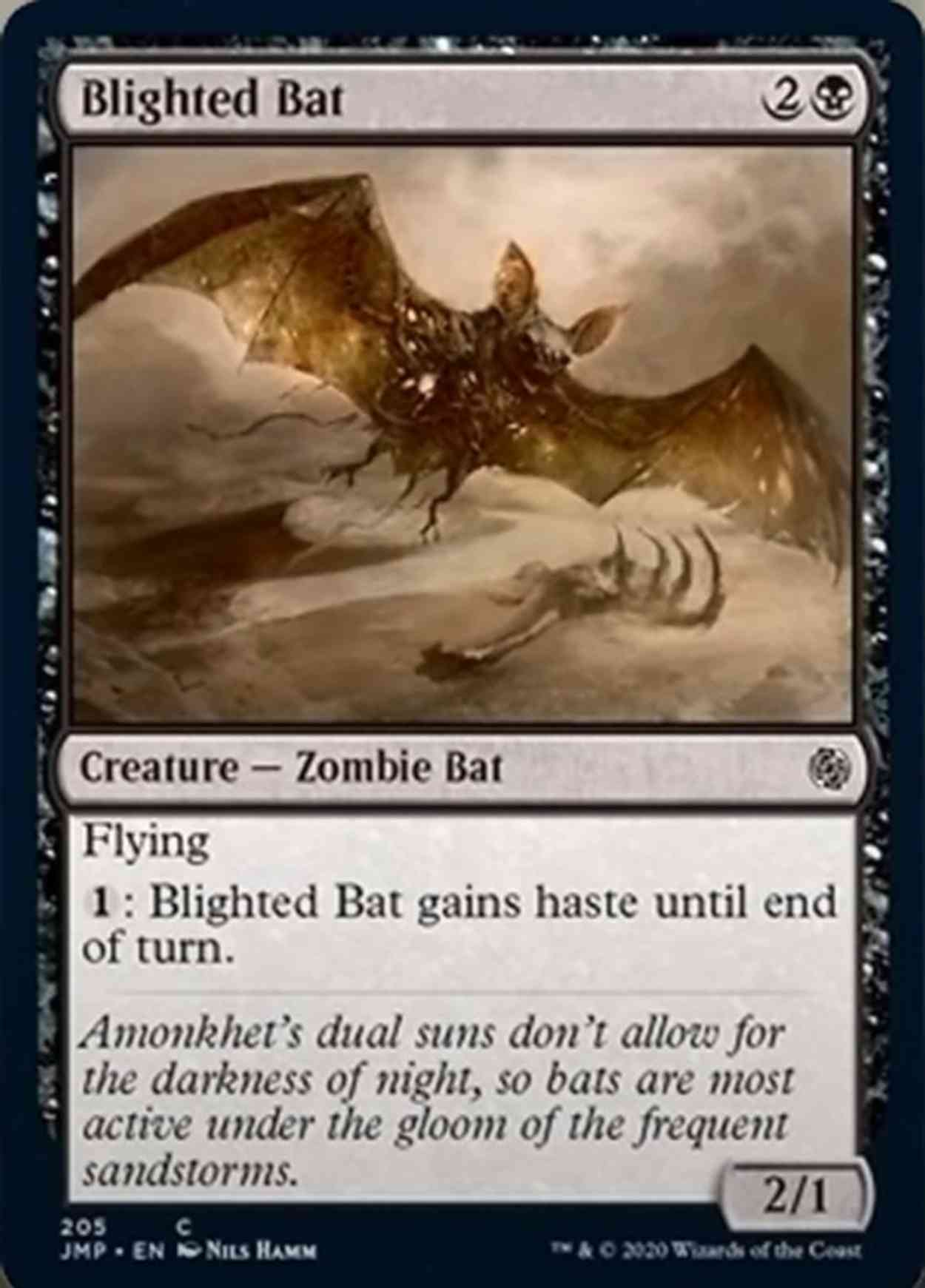 Blighted Bat magic card front