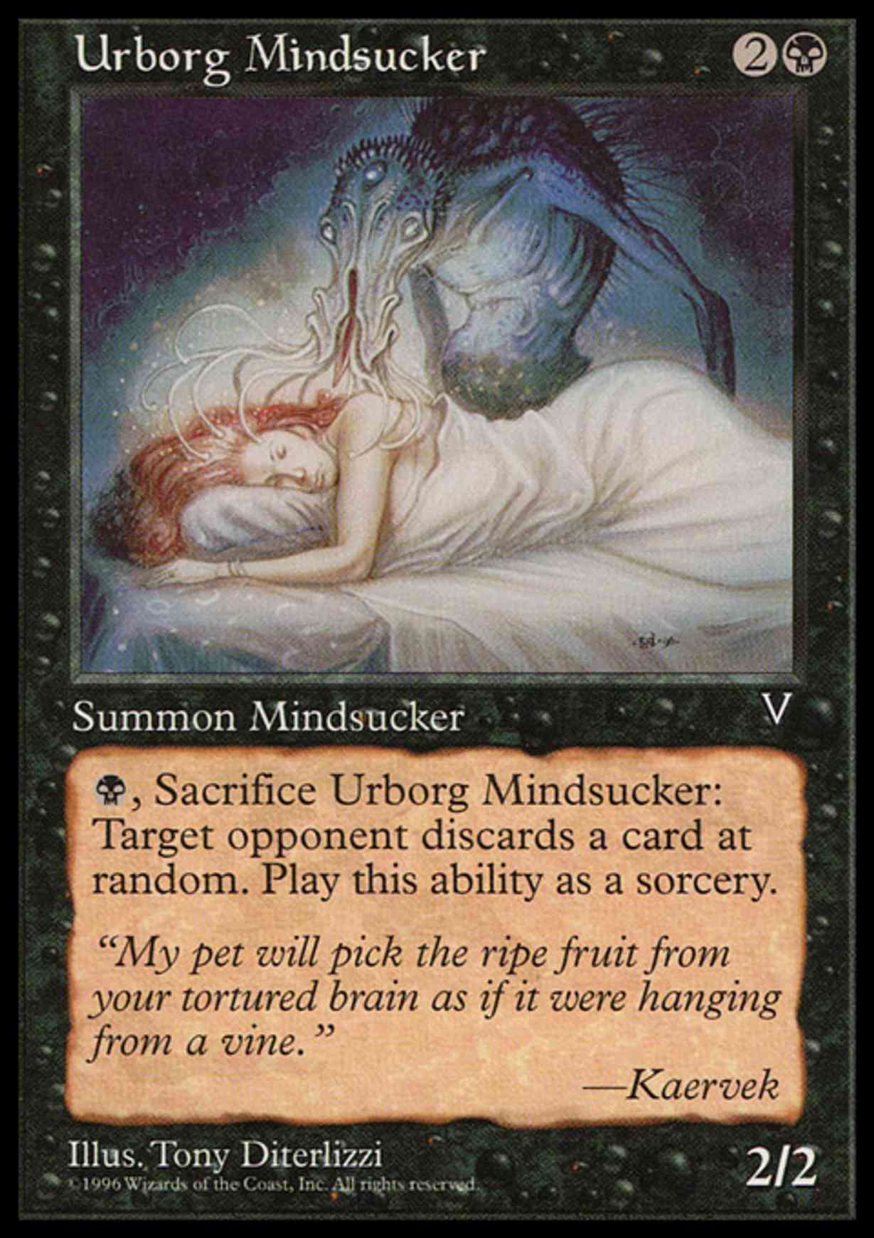 Urborg Mindsucker magic card front