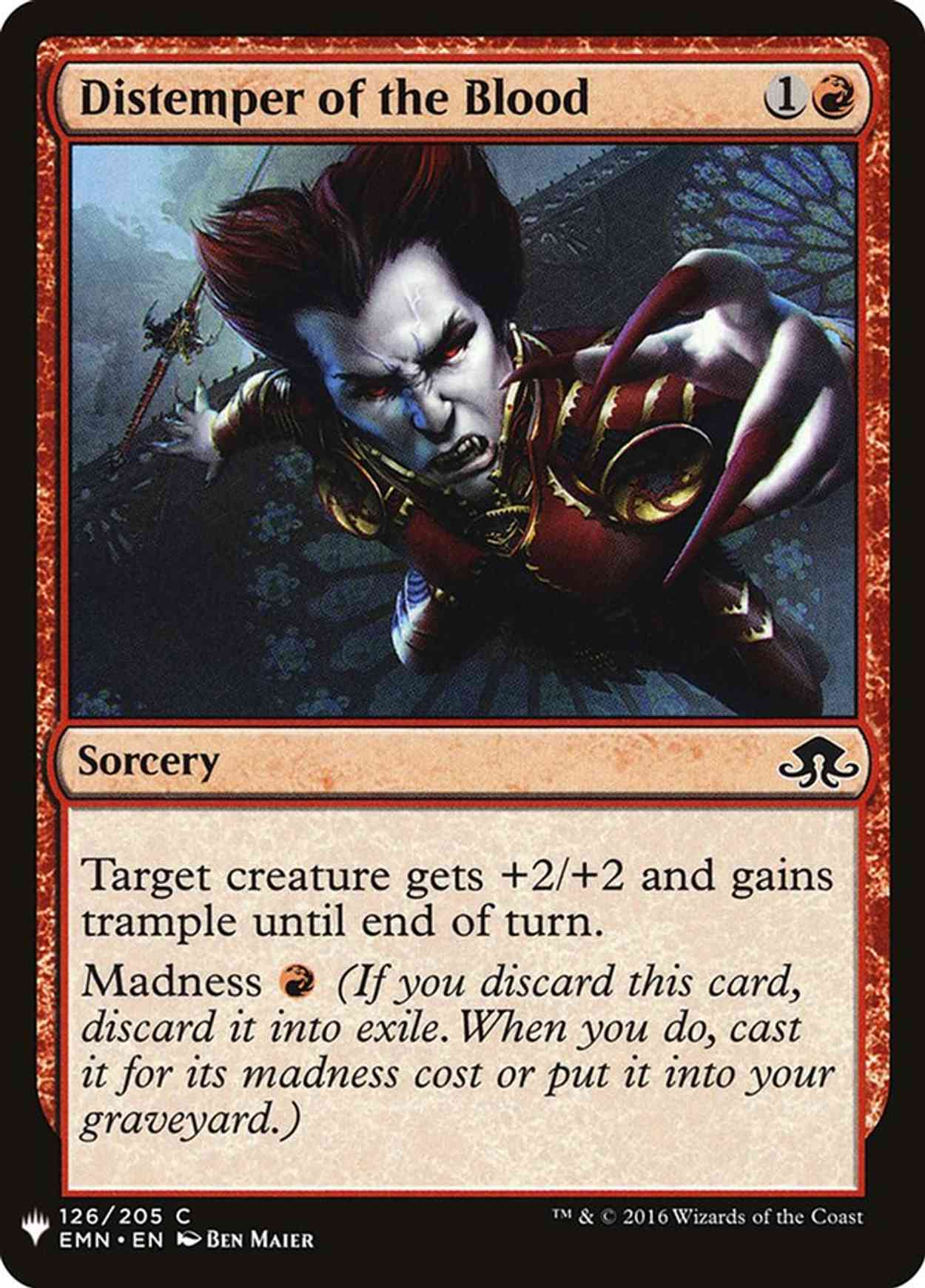 Distemper of the Blood magic card front