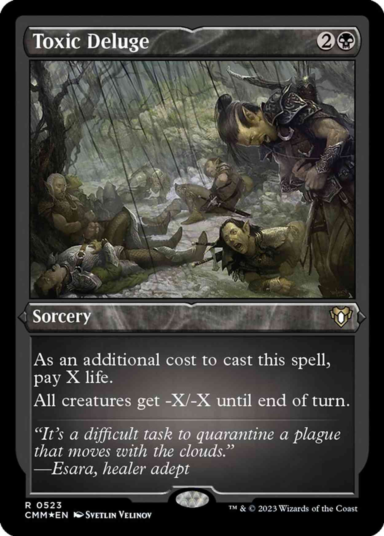 Toxic Deluge (Foil Etched) magic card front