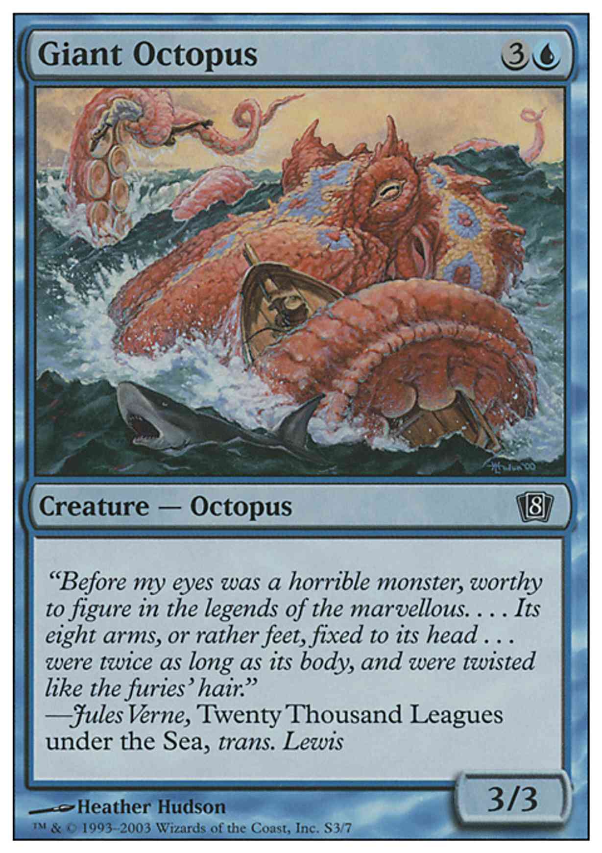 Giant Octopus magic card front