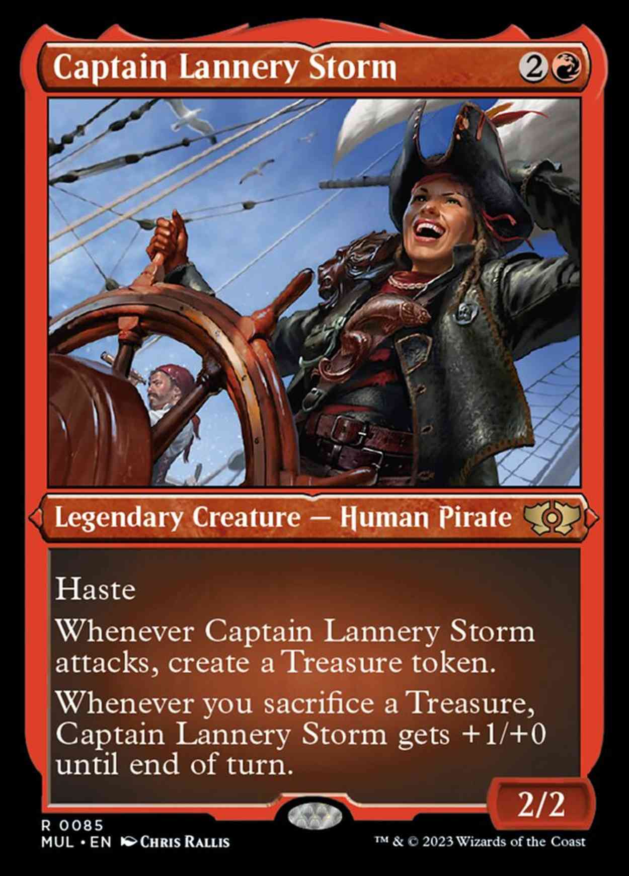 Captain Lannery Storm (Foil Etched) magic card front