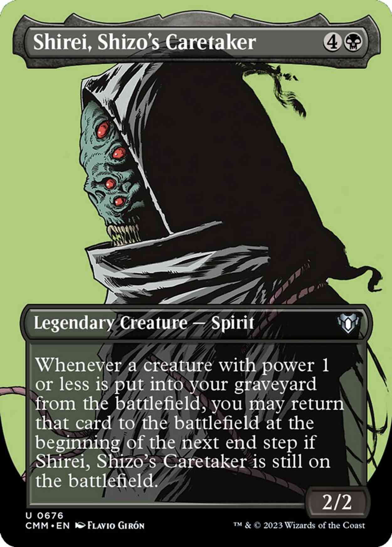 Shirei, Shizo's Caretaker (Borderless) magic card front