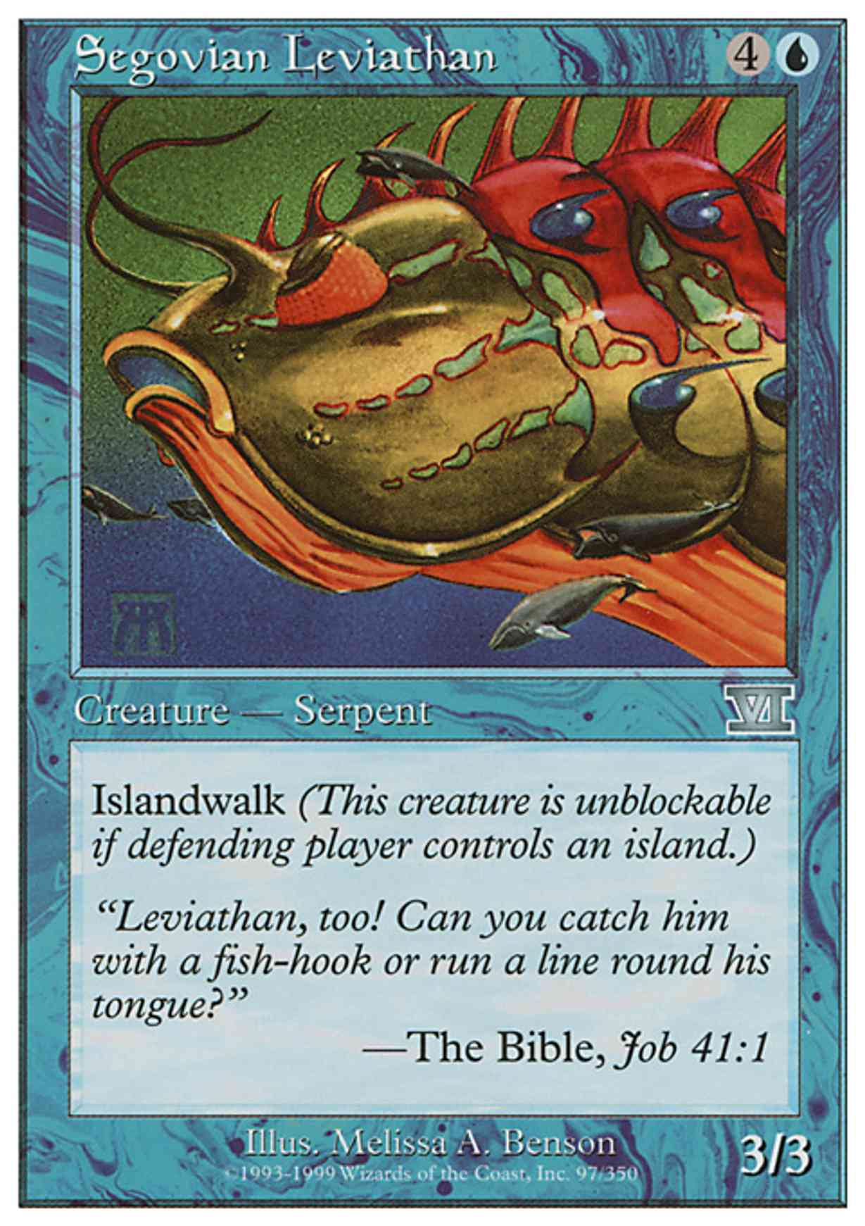 Segovian Leviathan magic card front