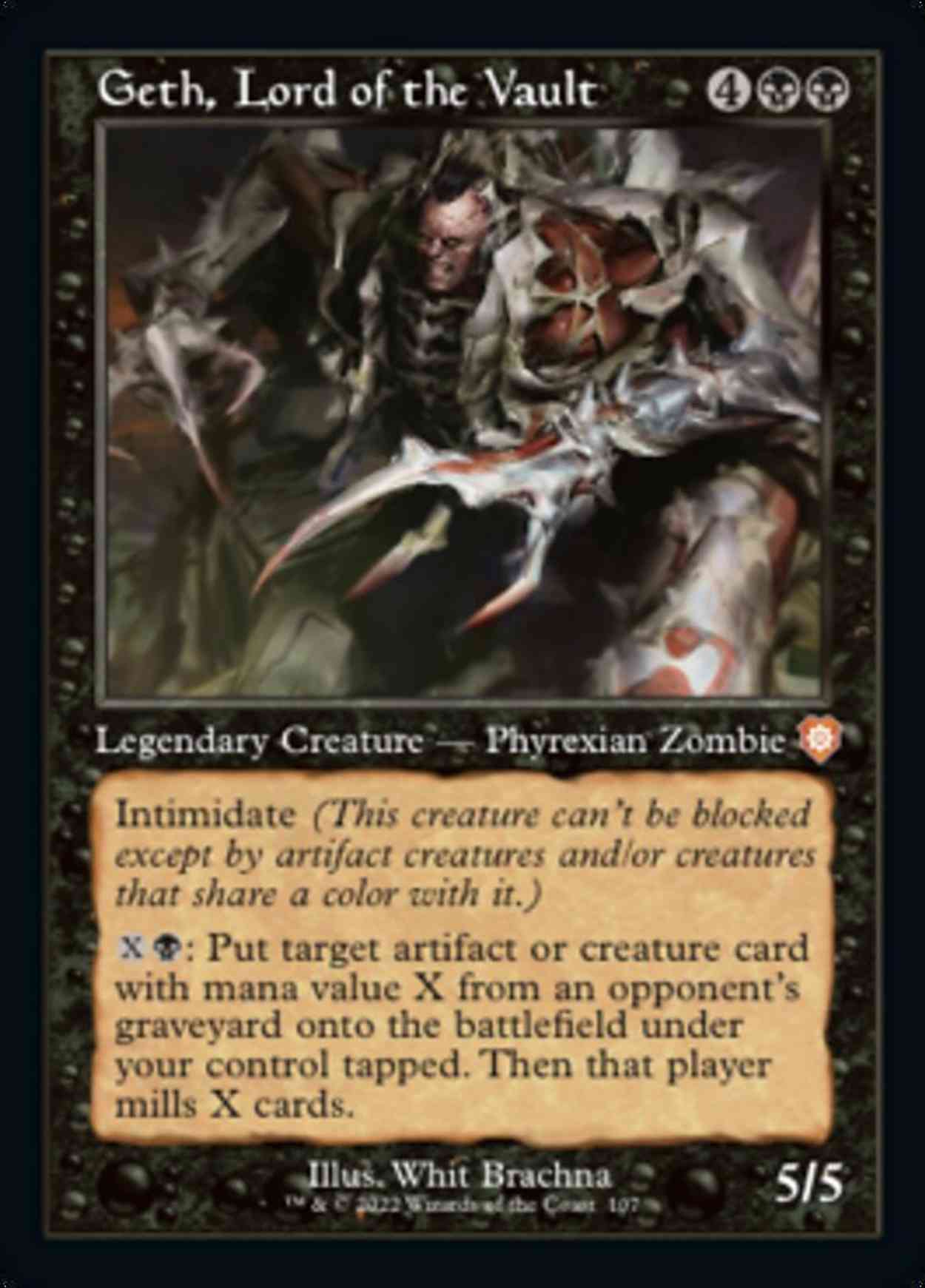 Geth, Lord of the Vault magic card front