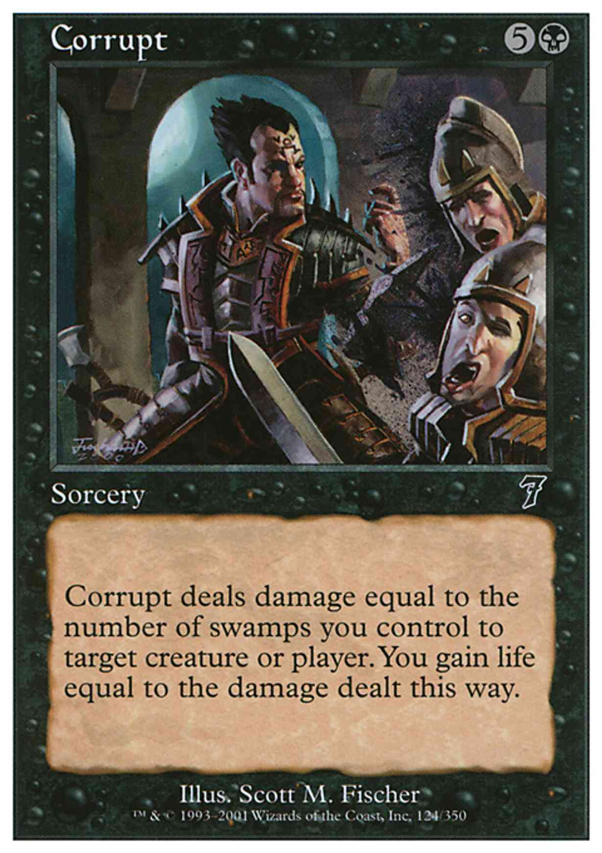 Corrupt magic card front
