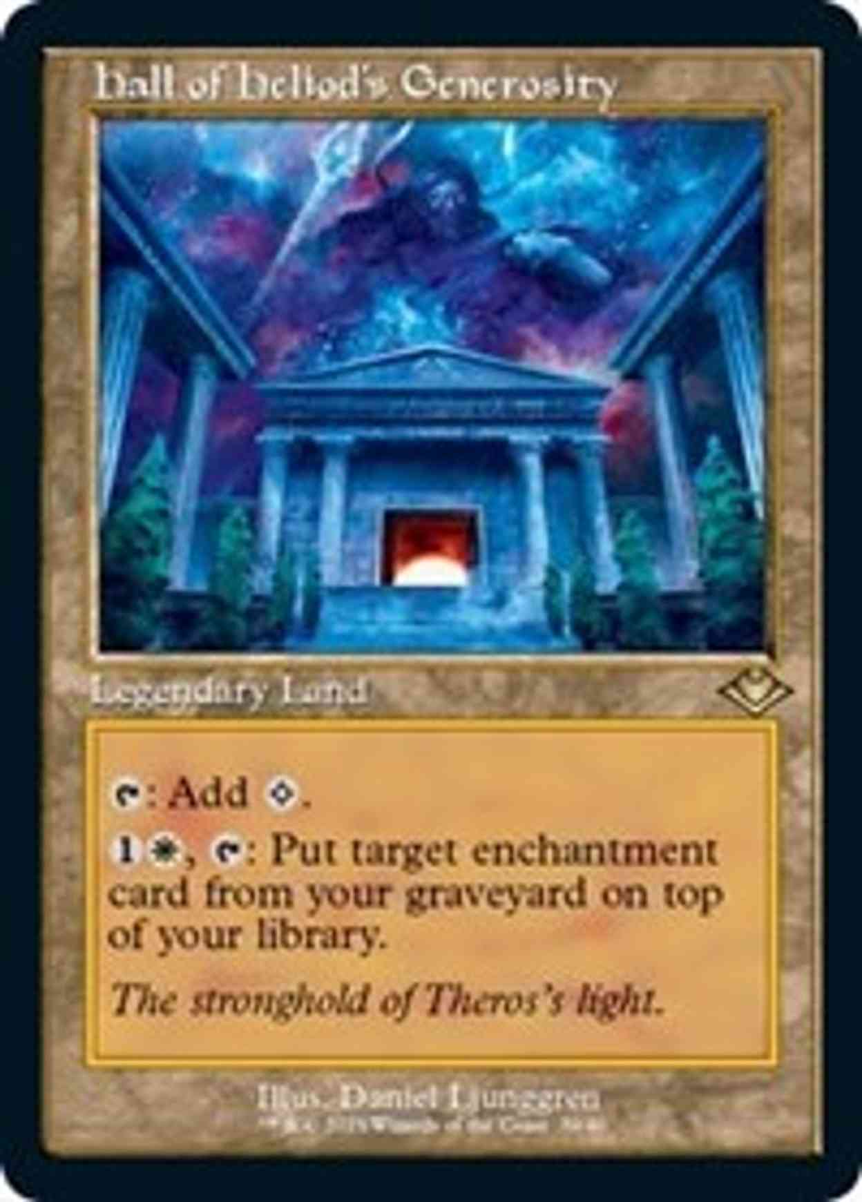 Hall of Heliod's Generosity (Retro Frame) magic card front