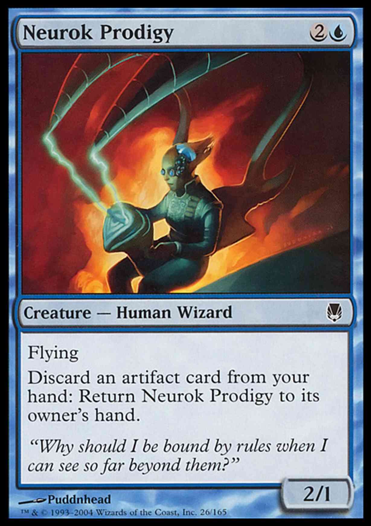 Neurok Prodigy magic card front