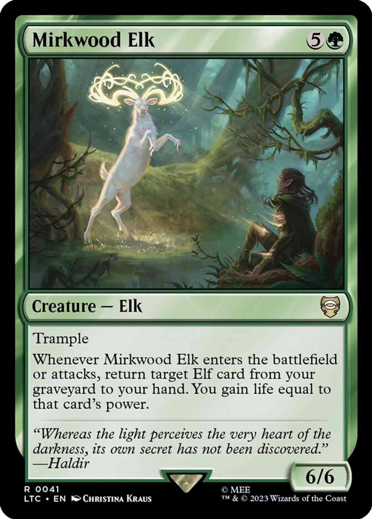 Mirkwood Elk magic card front