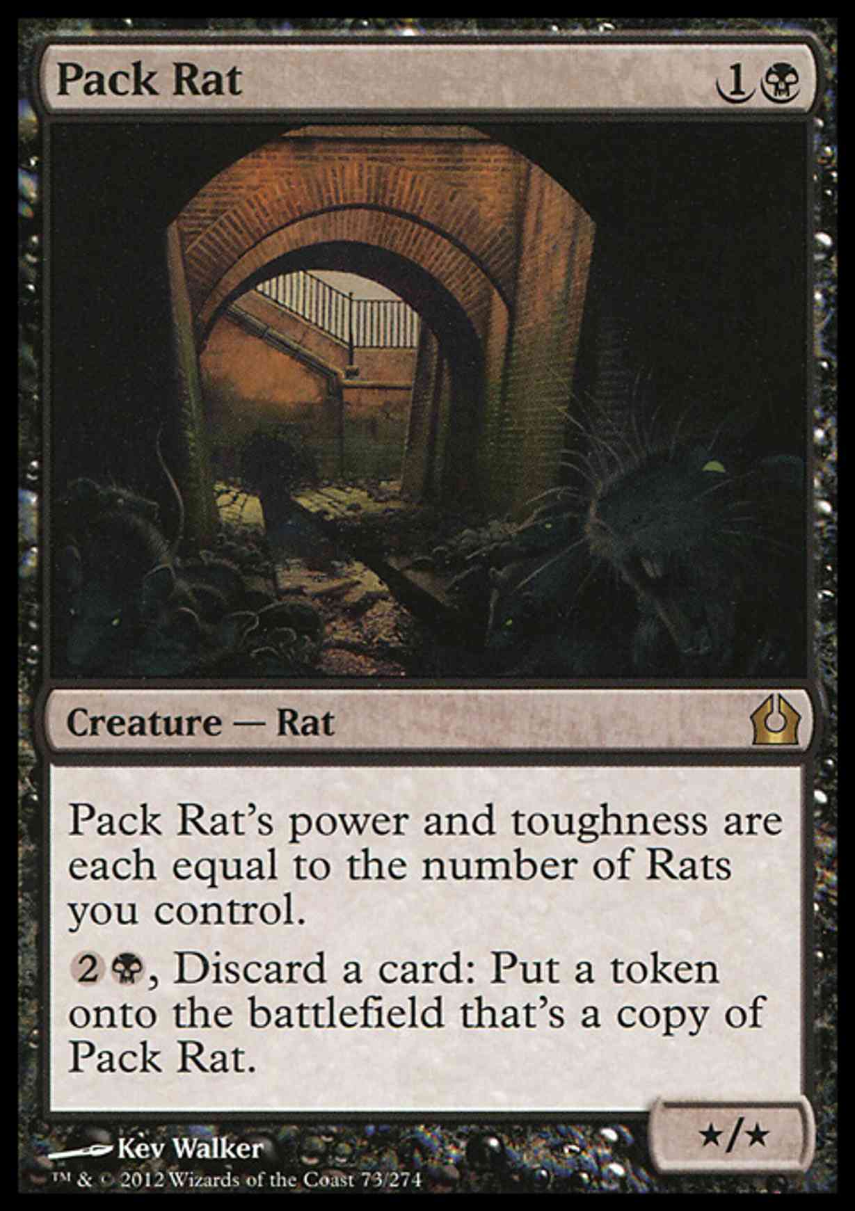 Pack Rat magic card front